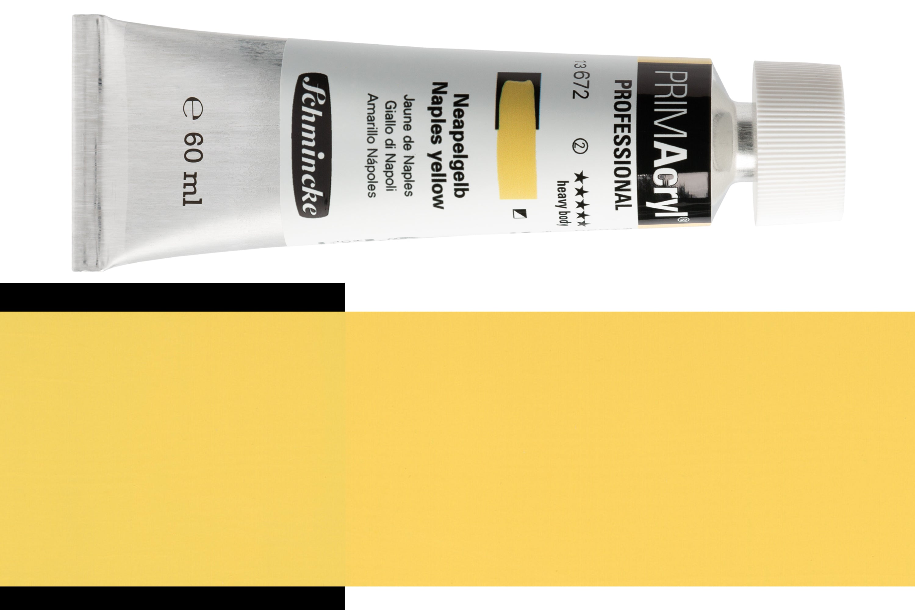 PRIMAcryl Professional Acrylic, #672 Naples Yellow