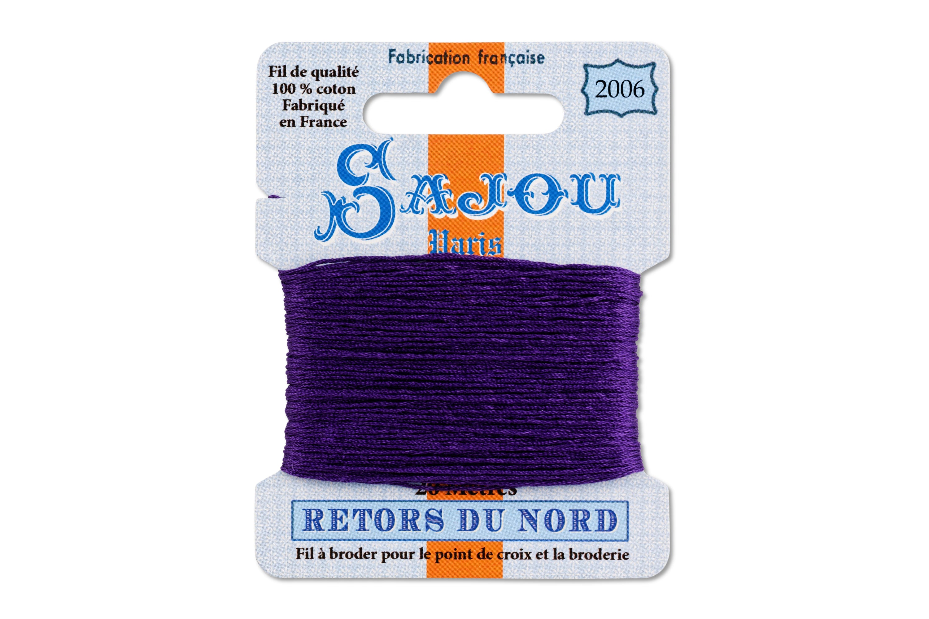 Retors du Nord Embroidery Floss, #2006 Violet