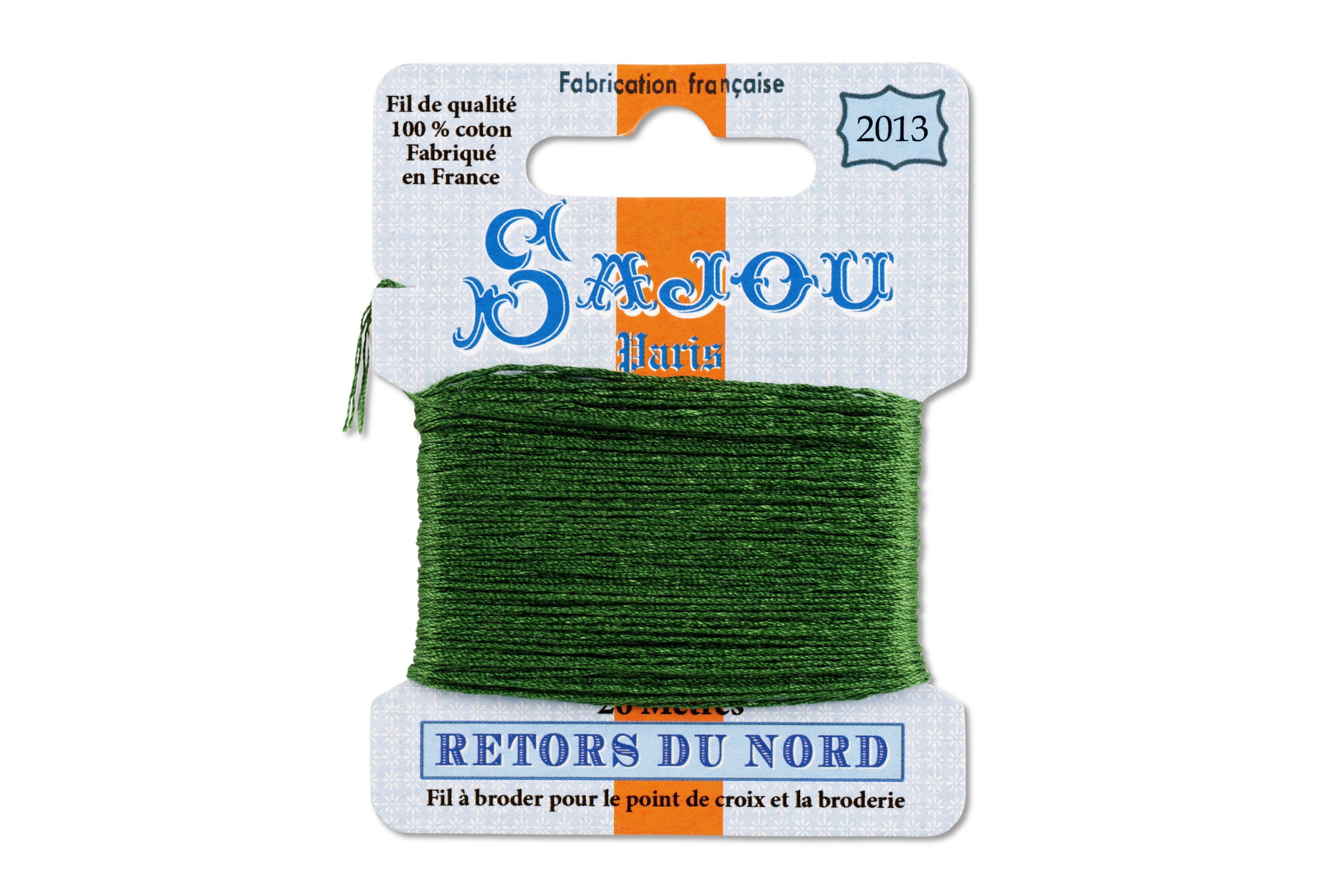 Retors du Nord Embroidery Floss, #2013 Fern