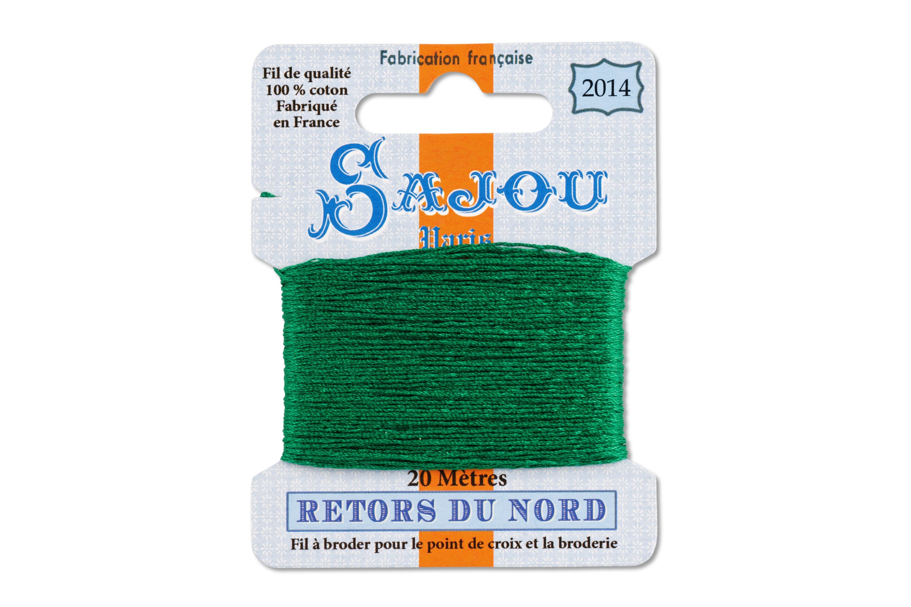 Retors du Nord Embroidery Floss, #2014 Grass