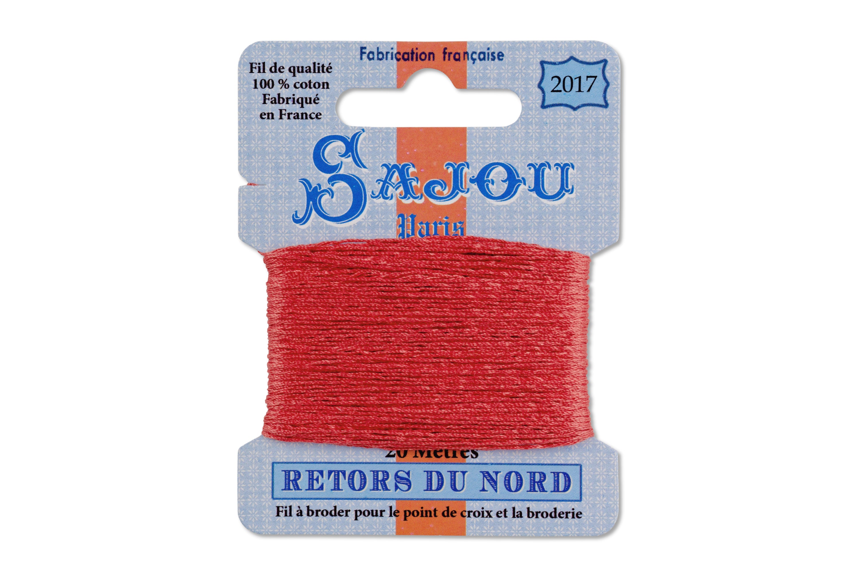 Retors du Nord Embroidery Floss, #2017 Coral