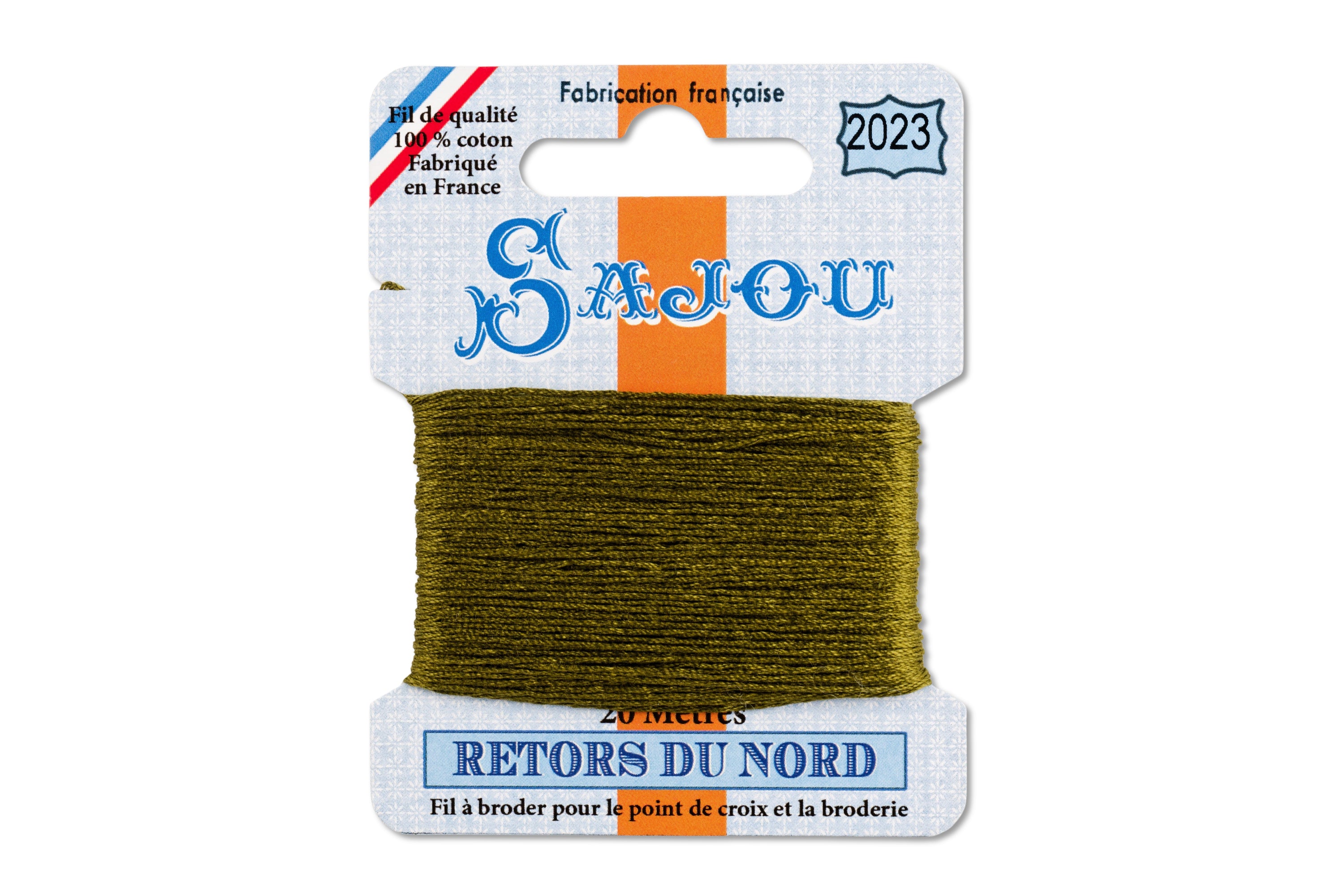 Retors du Nord Embroidery Floss, #2023 Boxwood