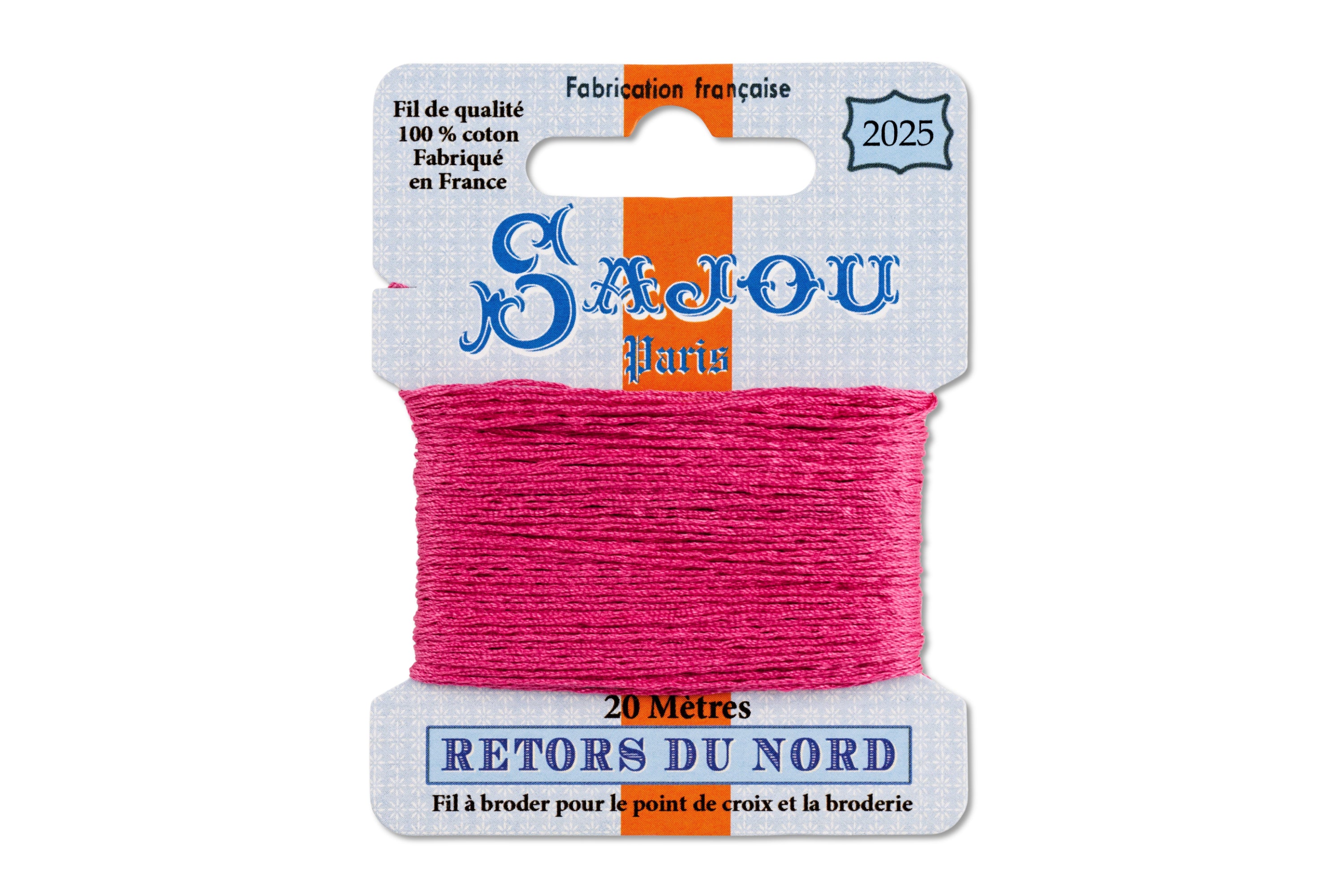 Retors du Nord Embroidery Floss, #2025 Peony