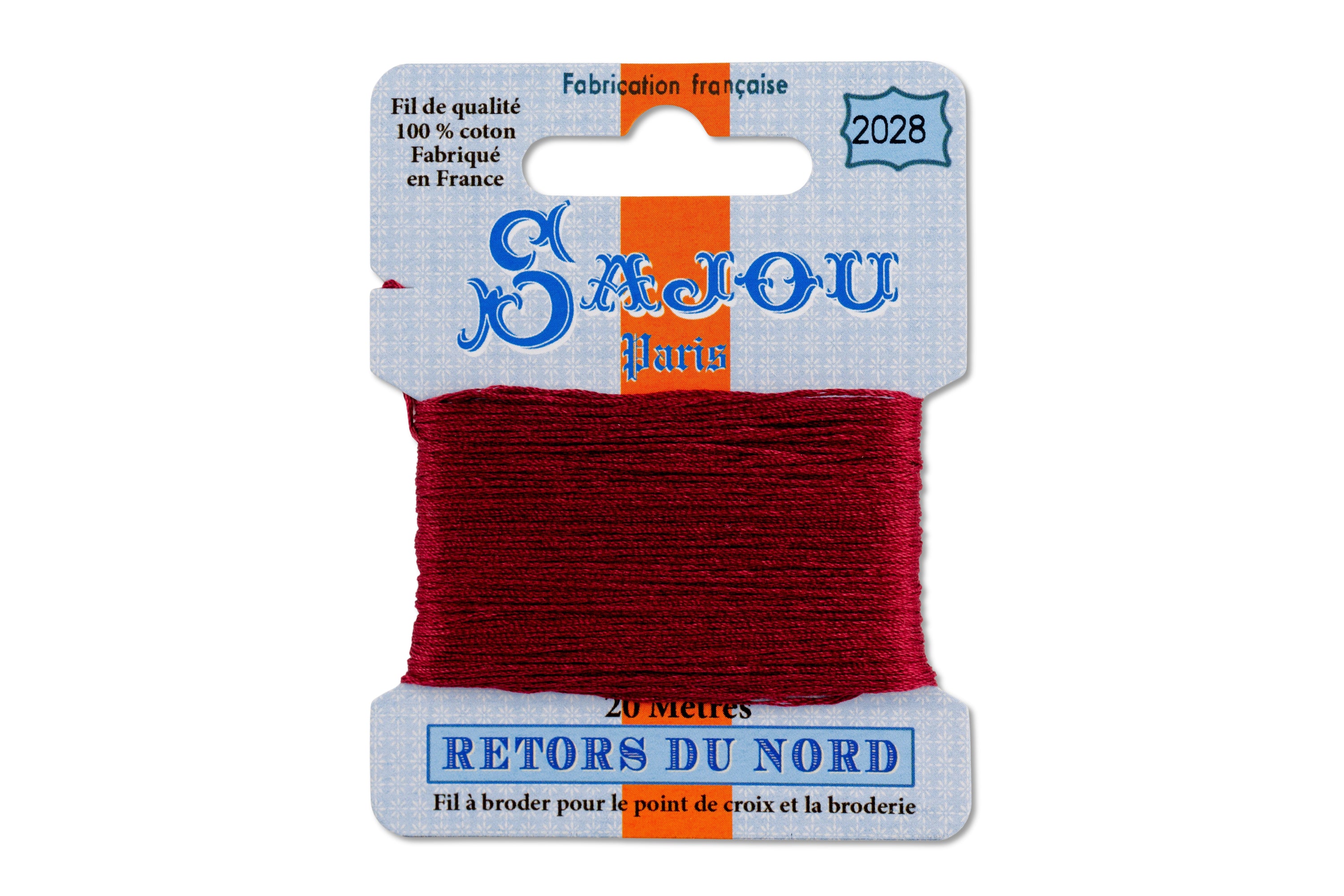 Retors du Nord Embroidery Floss, #2028 Rust