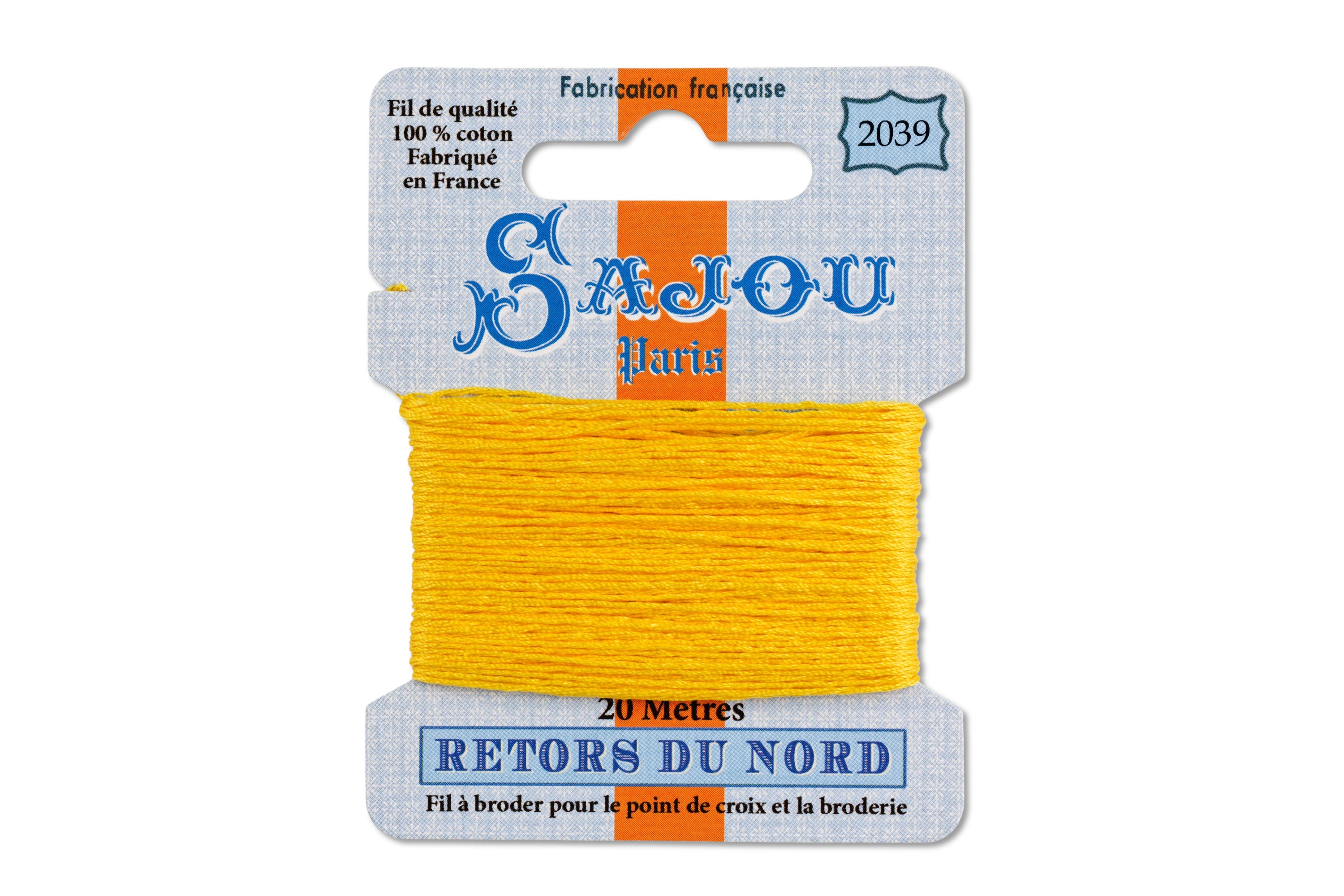 Retors du Nord Embroidery Floss, #2039 Sun