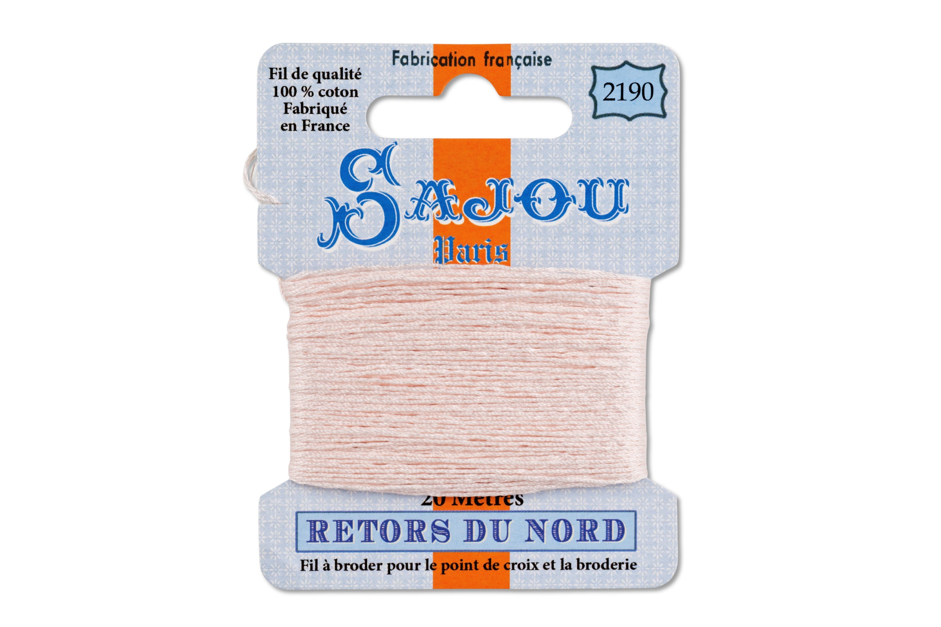 Retors du Nord Embroidery Floss, #2190 Cotton Candy