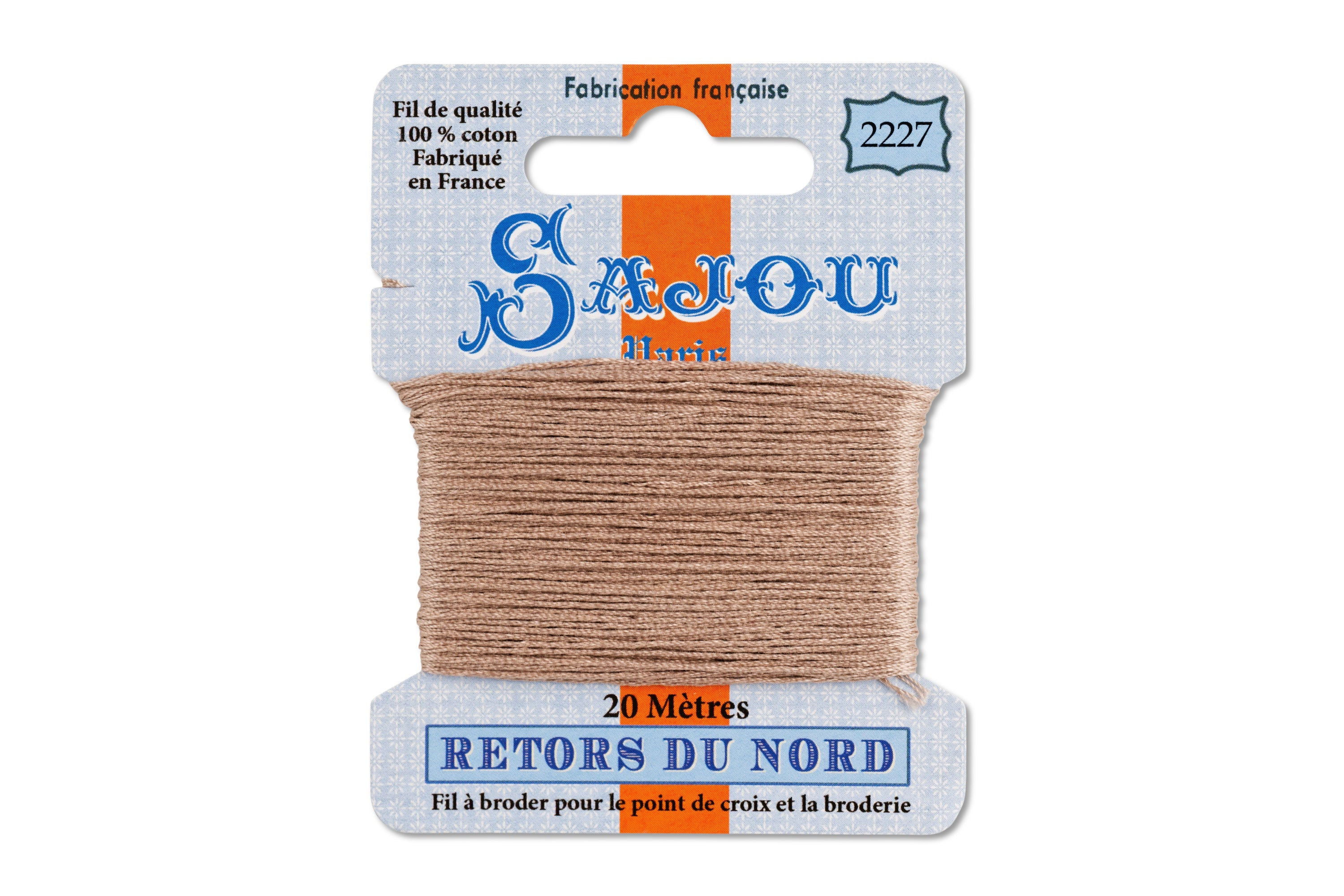 Retors du Nord Embroidery Floss, #2227 Sand