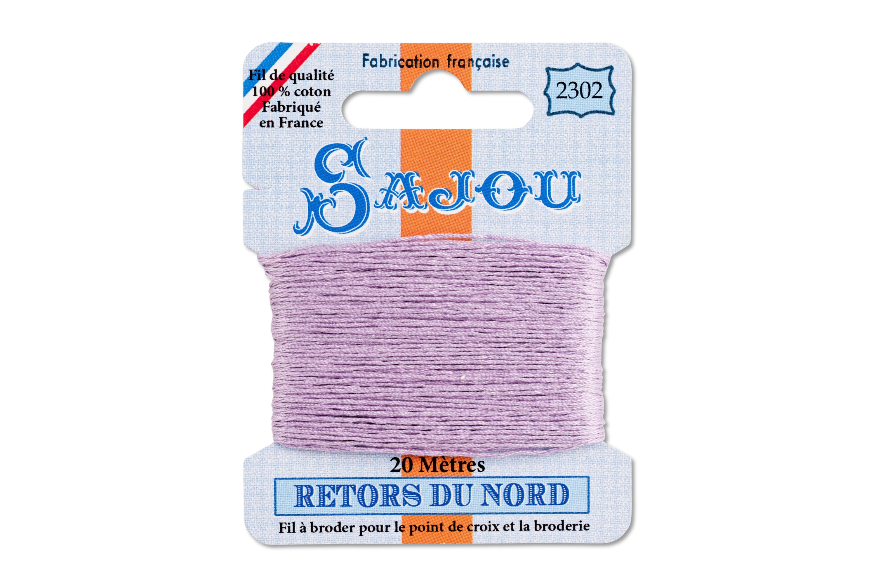 Retors du Nord Embroidery Floss, #2302 Mauve