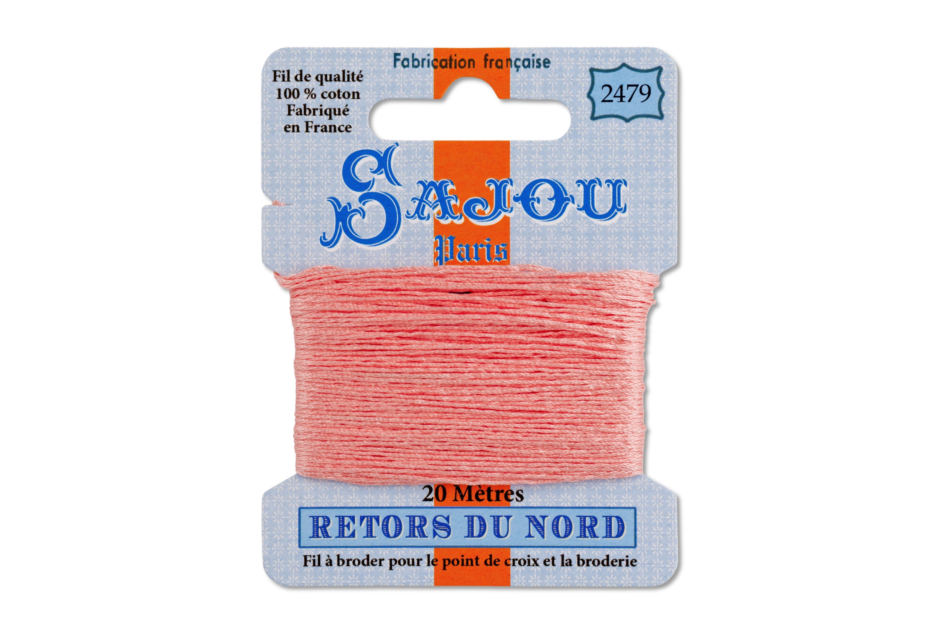Retors du Nord Embroidery Floss, #2479 Powder Pink