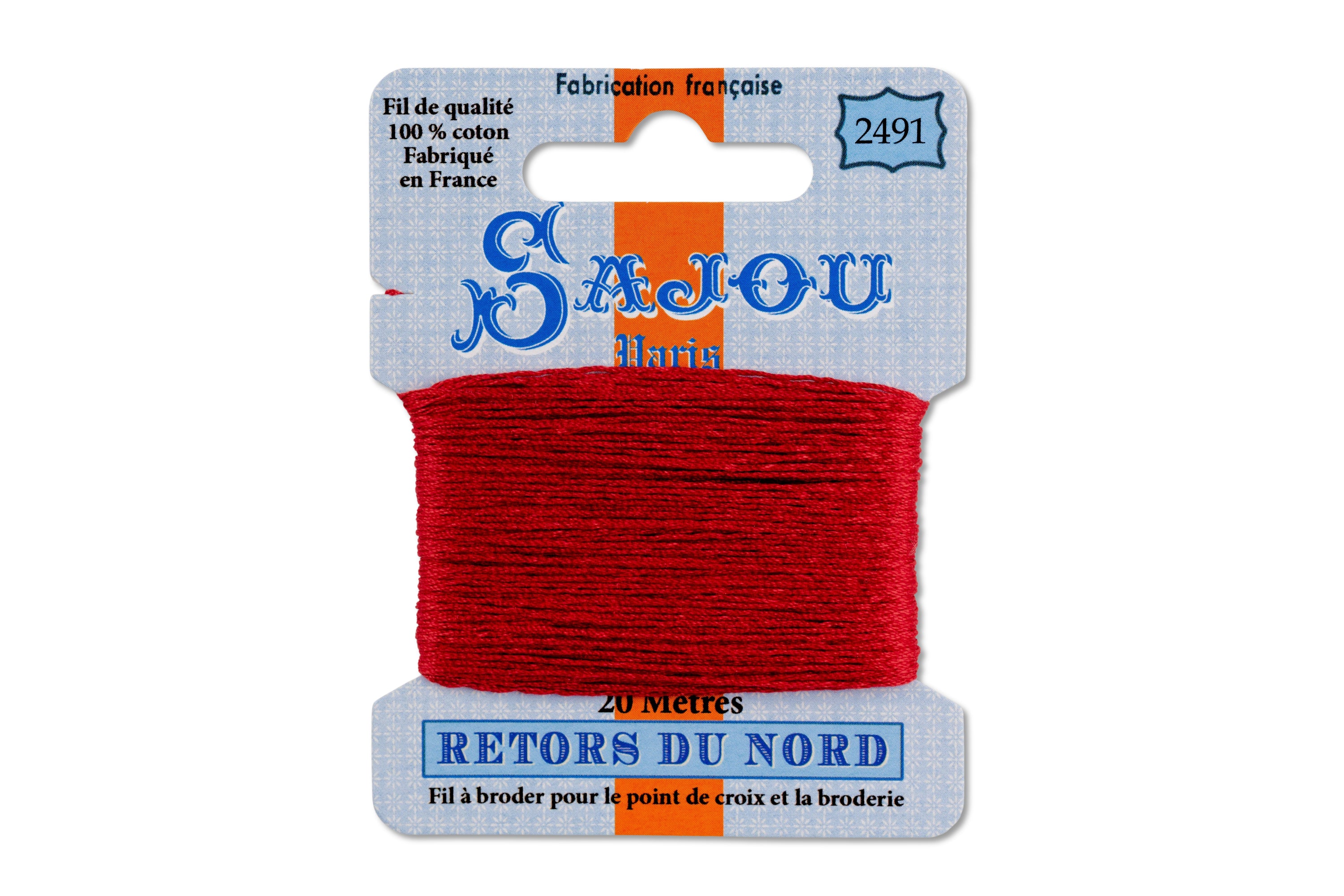 Retors du Nord Embroidery Floss, #2491 Brick