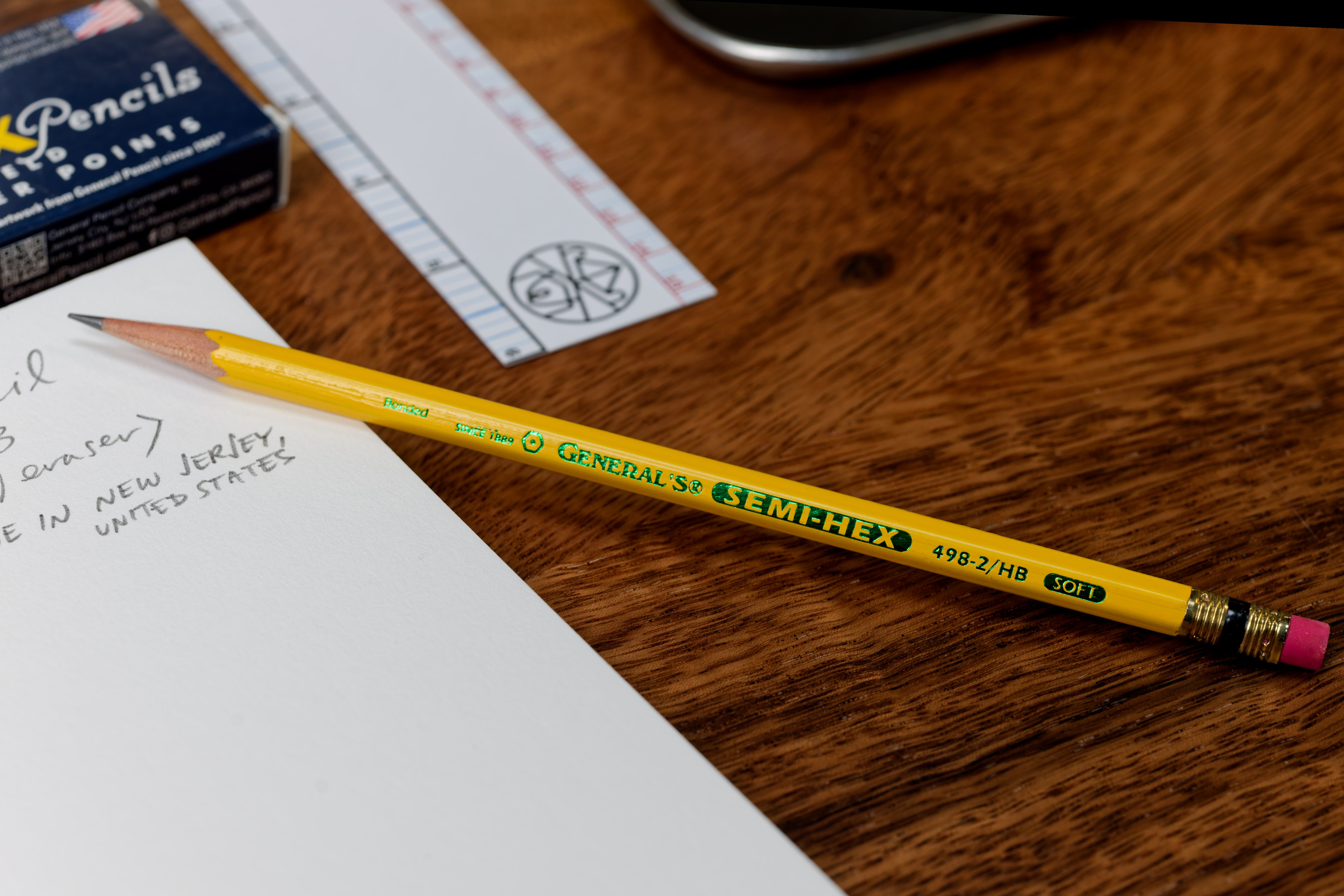 Semi-Hex #2 Pencils, Box of 12