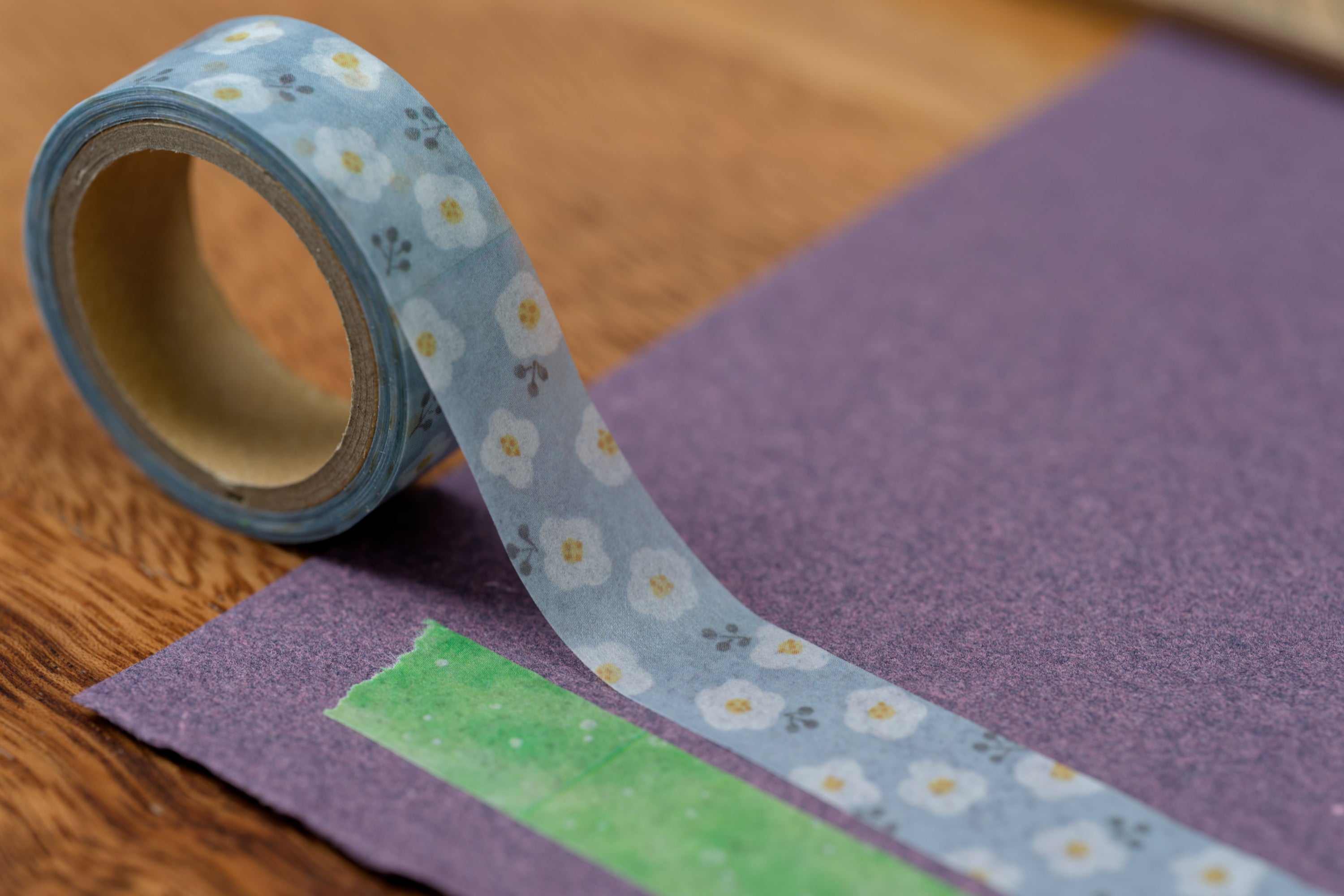 White Flower Washi Tape
