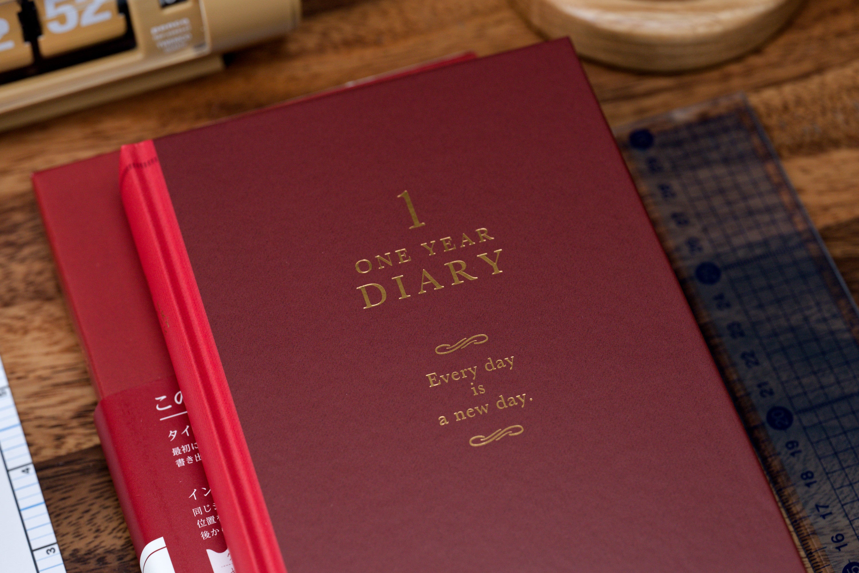 One Year Diary, Red Hardcover
