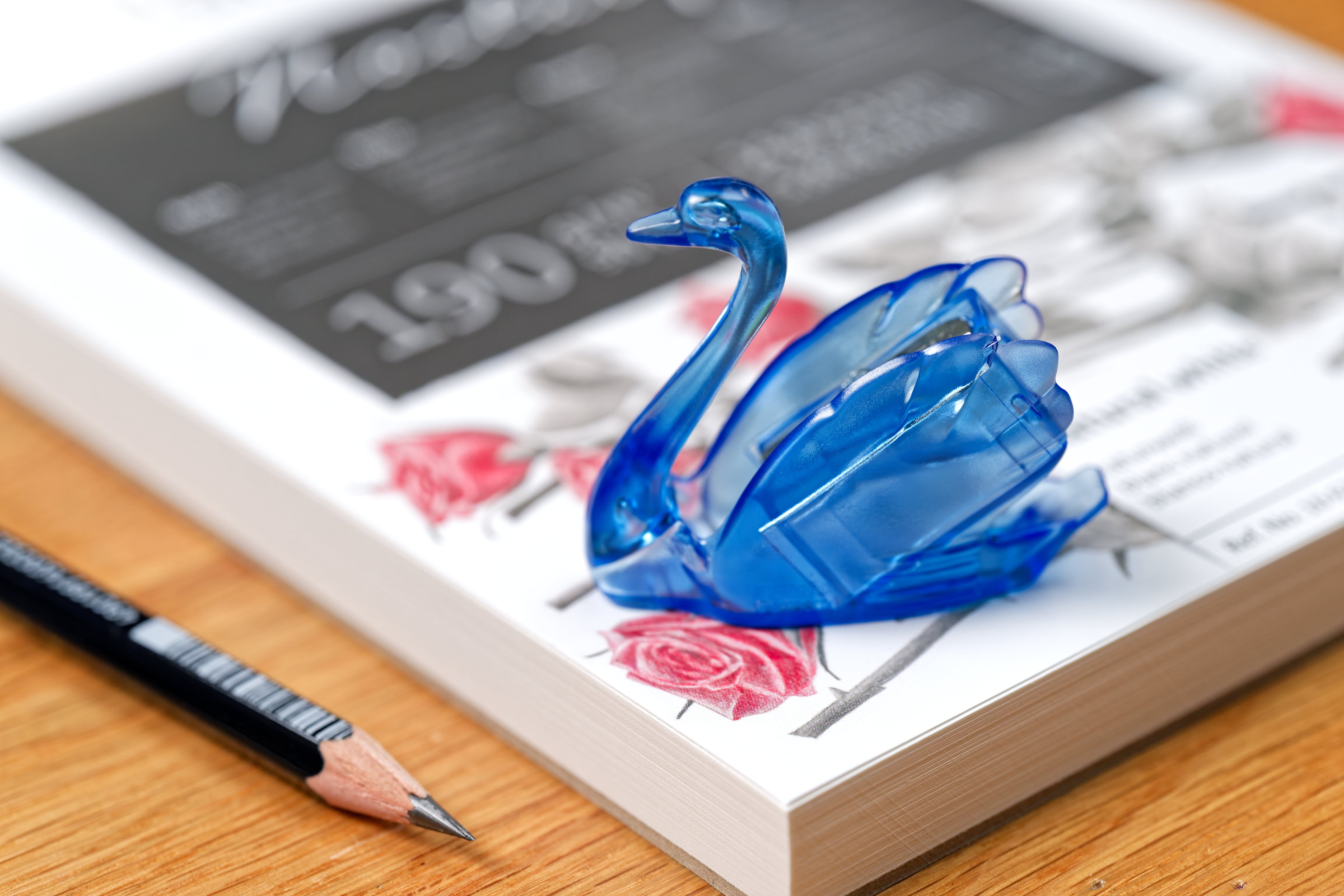 Neon Swan Pencil Sharpener, Random Color