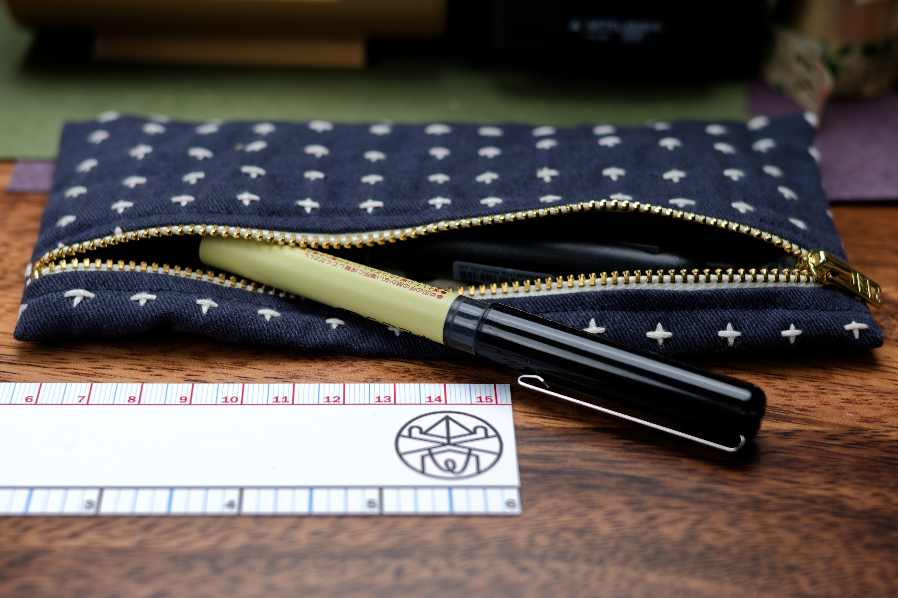 Cross-Stitch Pencil Pouch