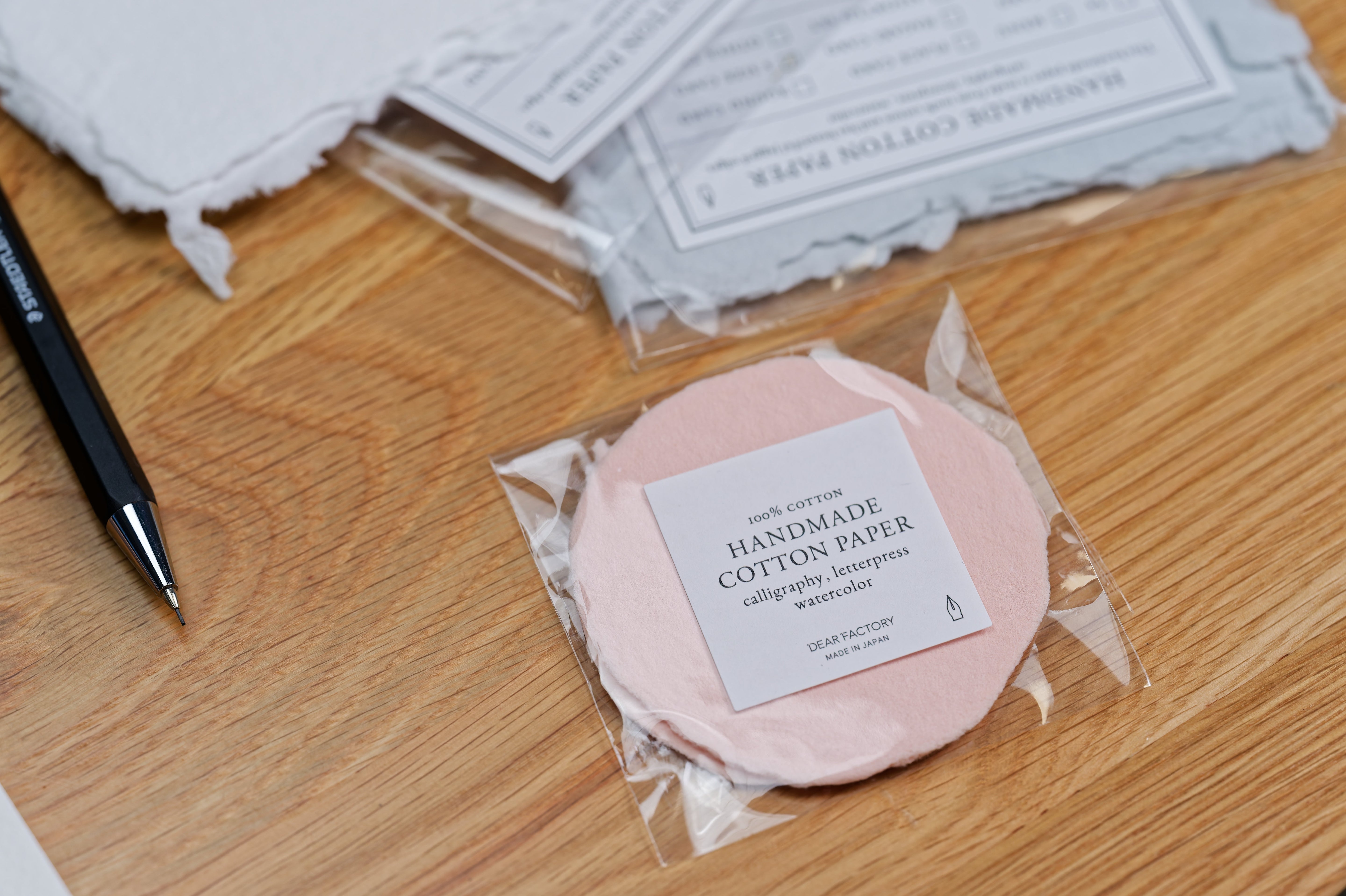 Handmade Cotton Watercolor Paper, 2.5" Circles, Set of 3