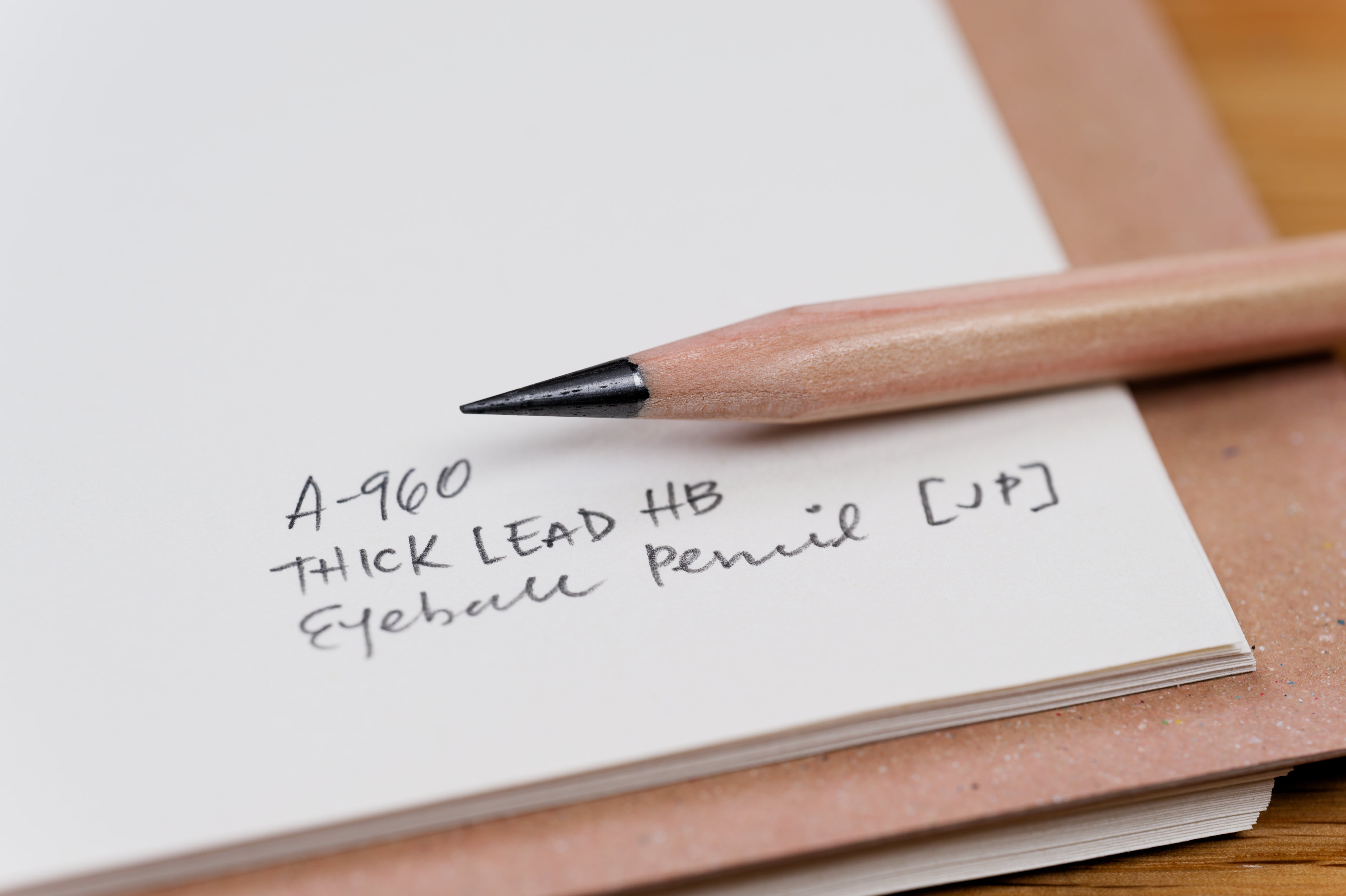 Cedar Calligraphy Pencils, Set of 5