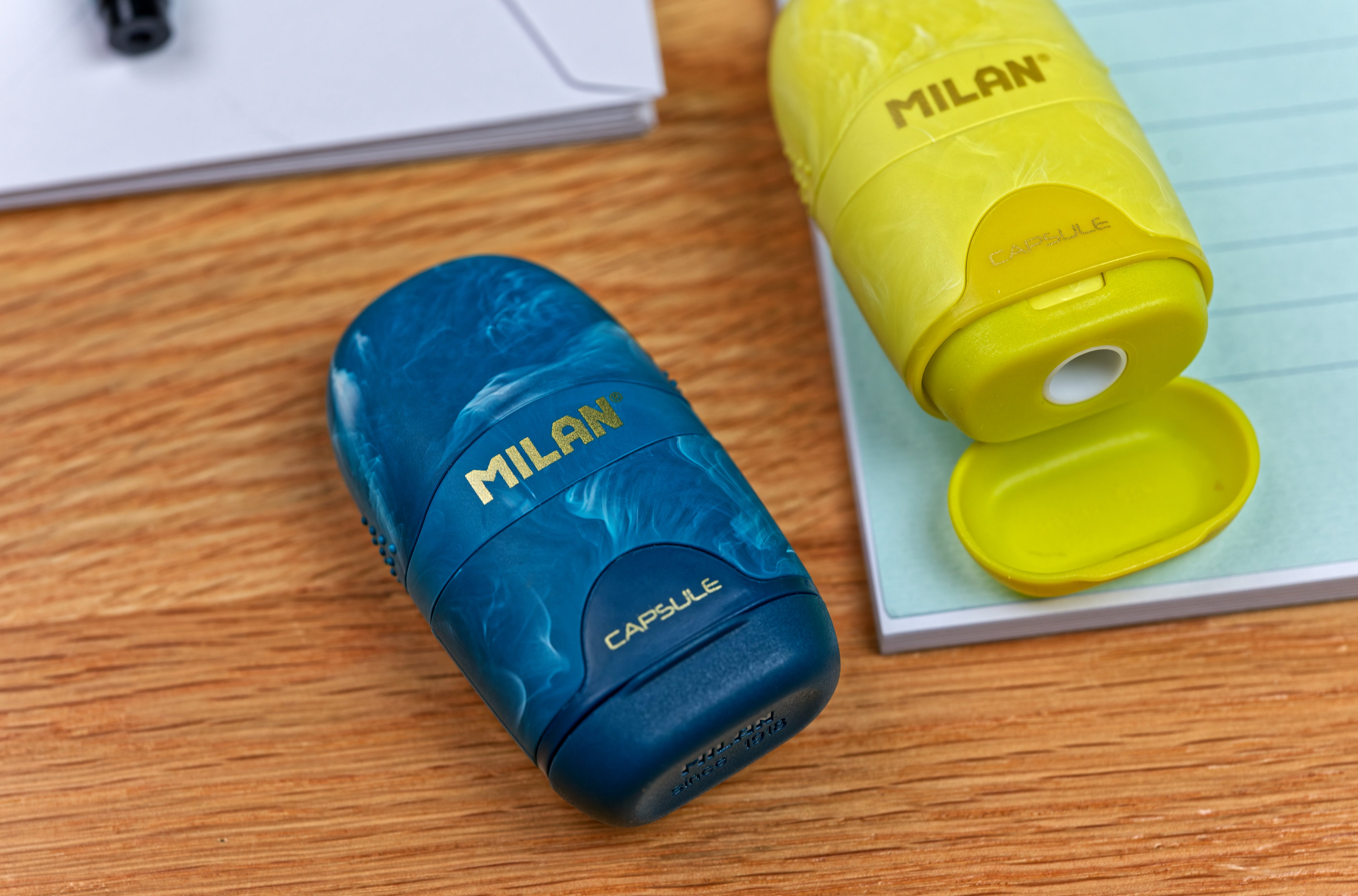 "Lava" Sharpener/Eraser Capsule, Random Color