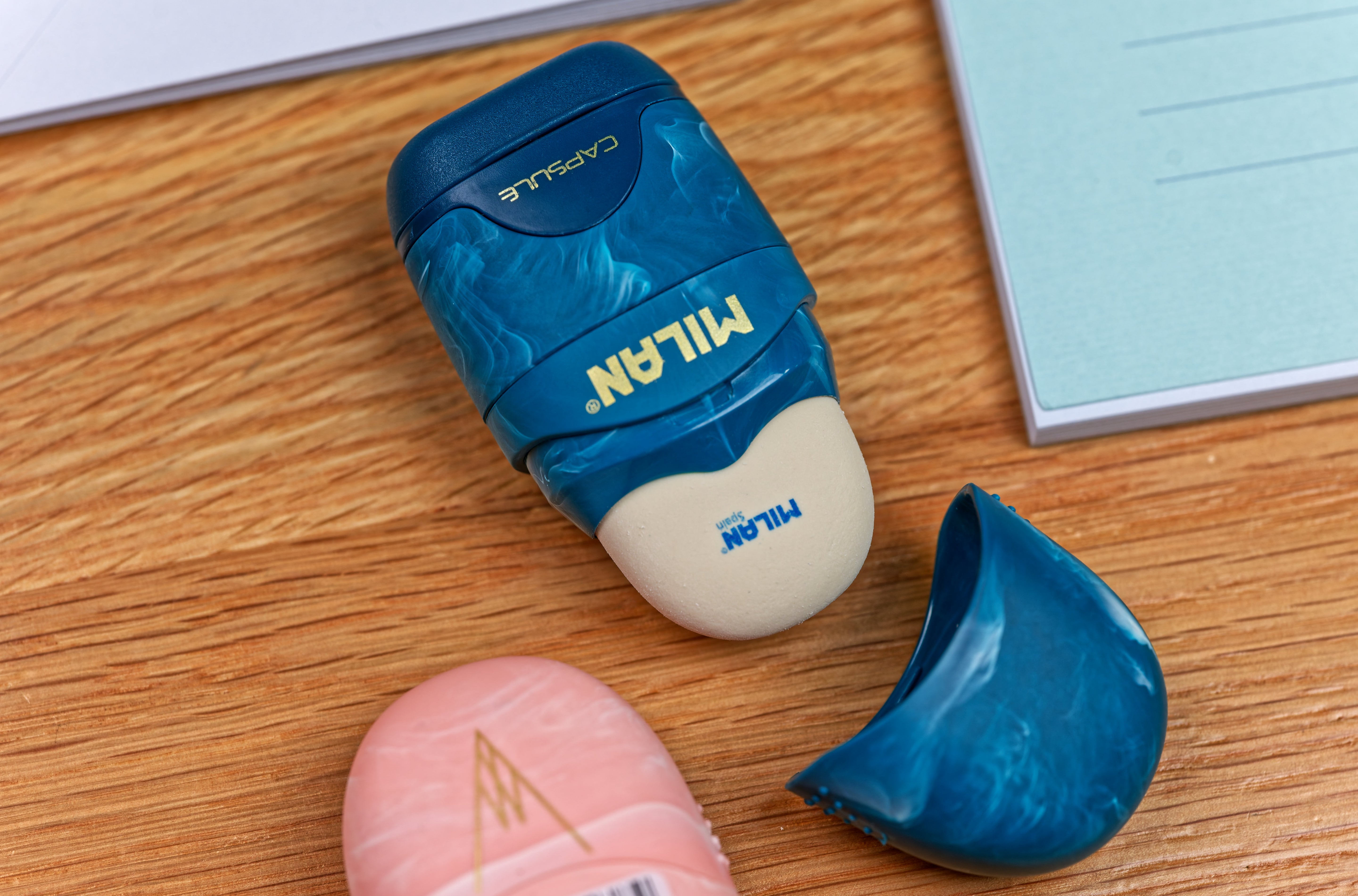 "Lava" Sharpener/Eraser Capsule, Random Color