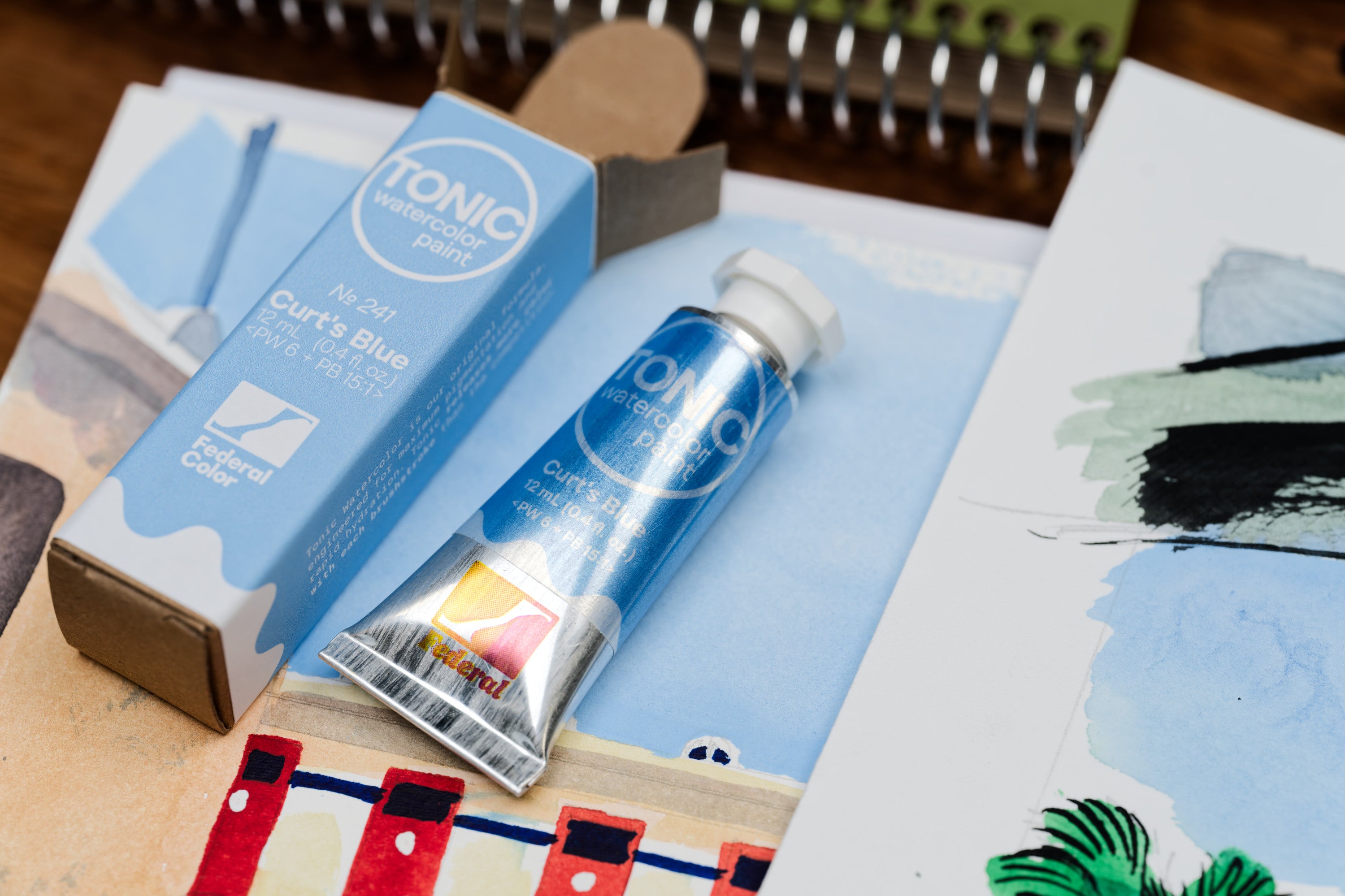 Tonic Watercolor, 12 mL Tube, #241 Curt's Blue