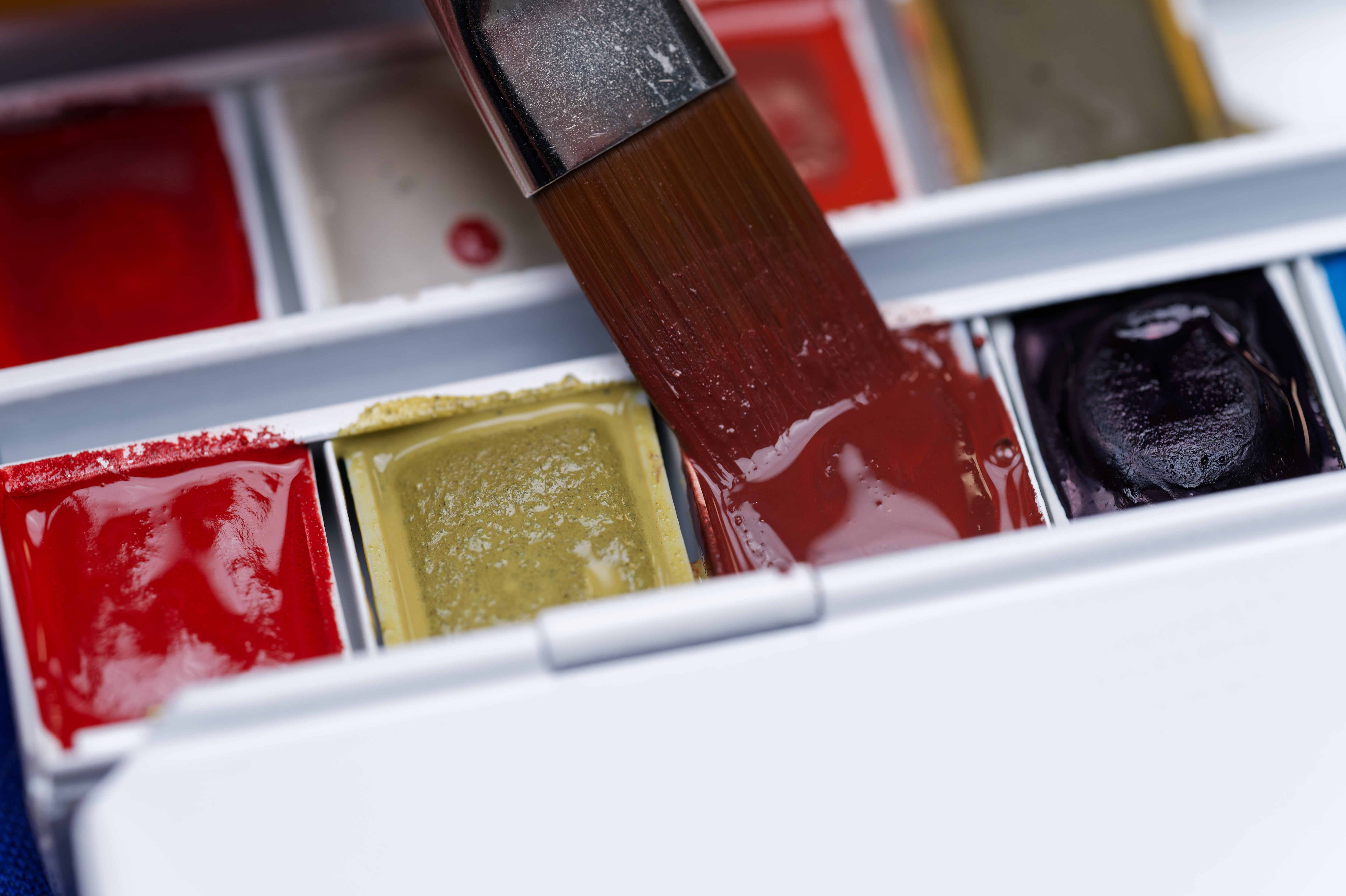 CfM Watercolor Half Pan, Ultramarine Violet