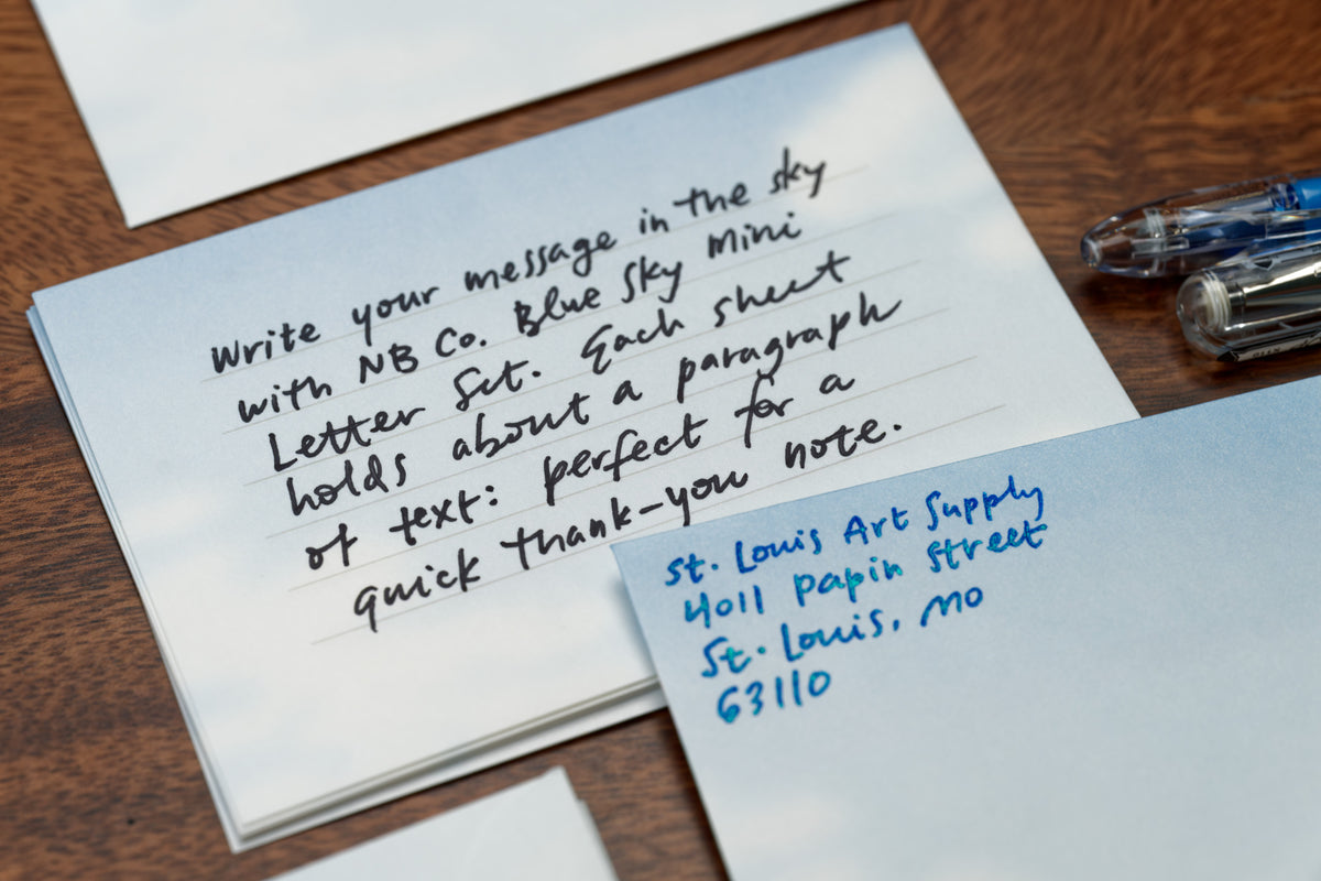 Blue Sky Mini Letter Set