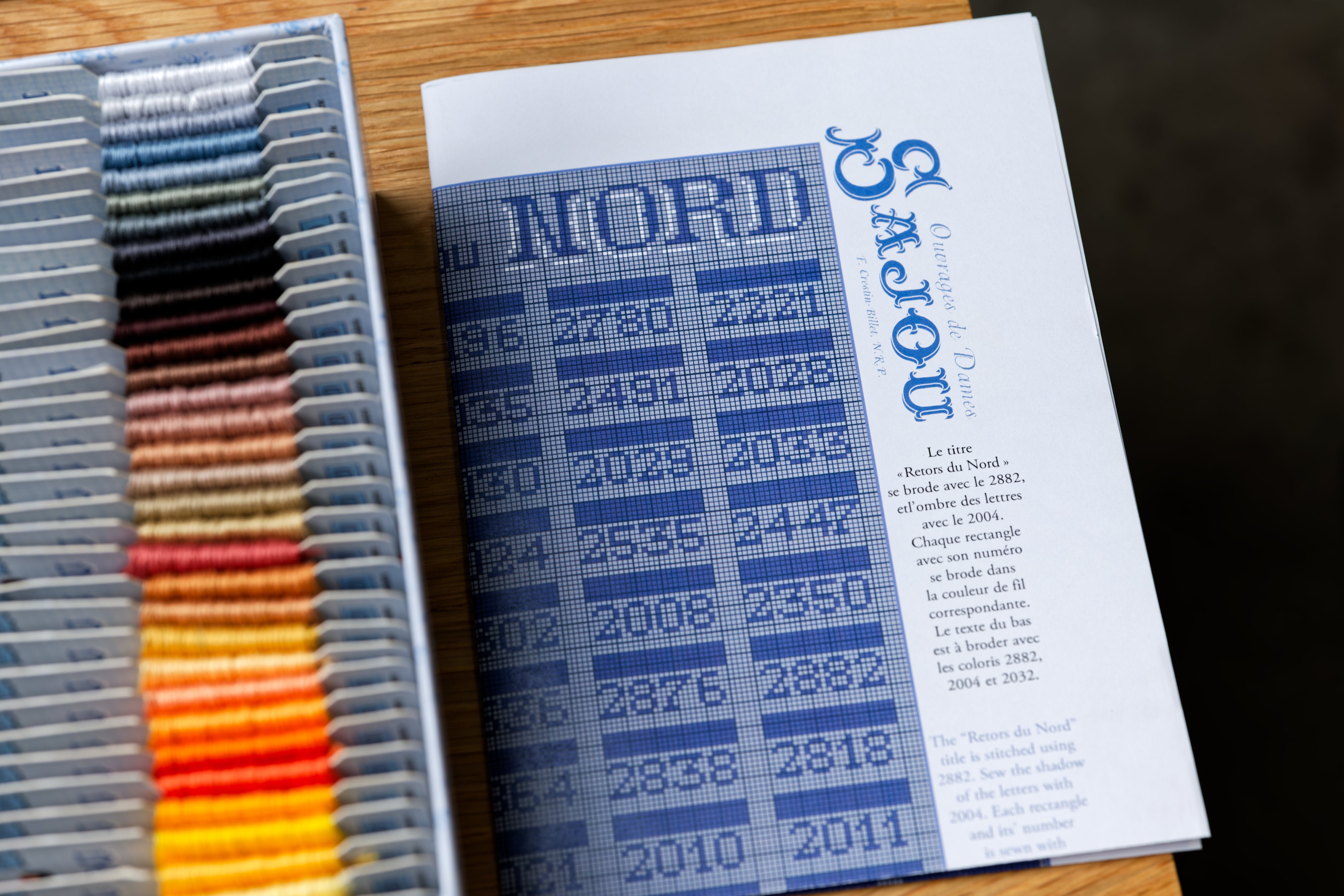 Retors du Nord Embroidery Floss, 12 Pastel Colors