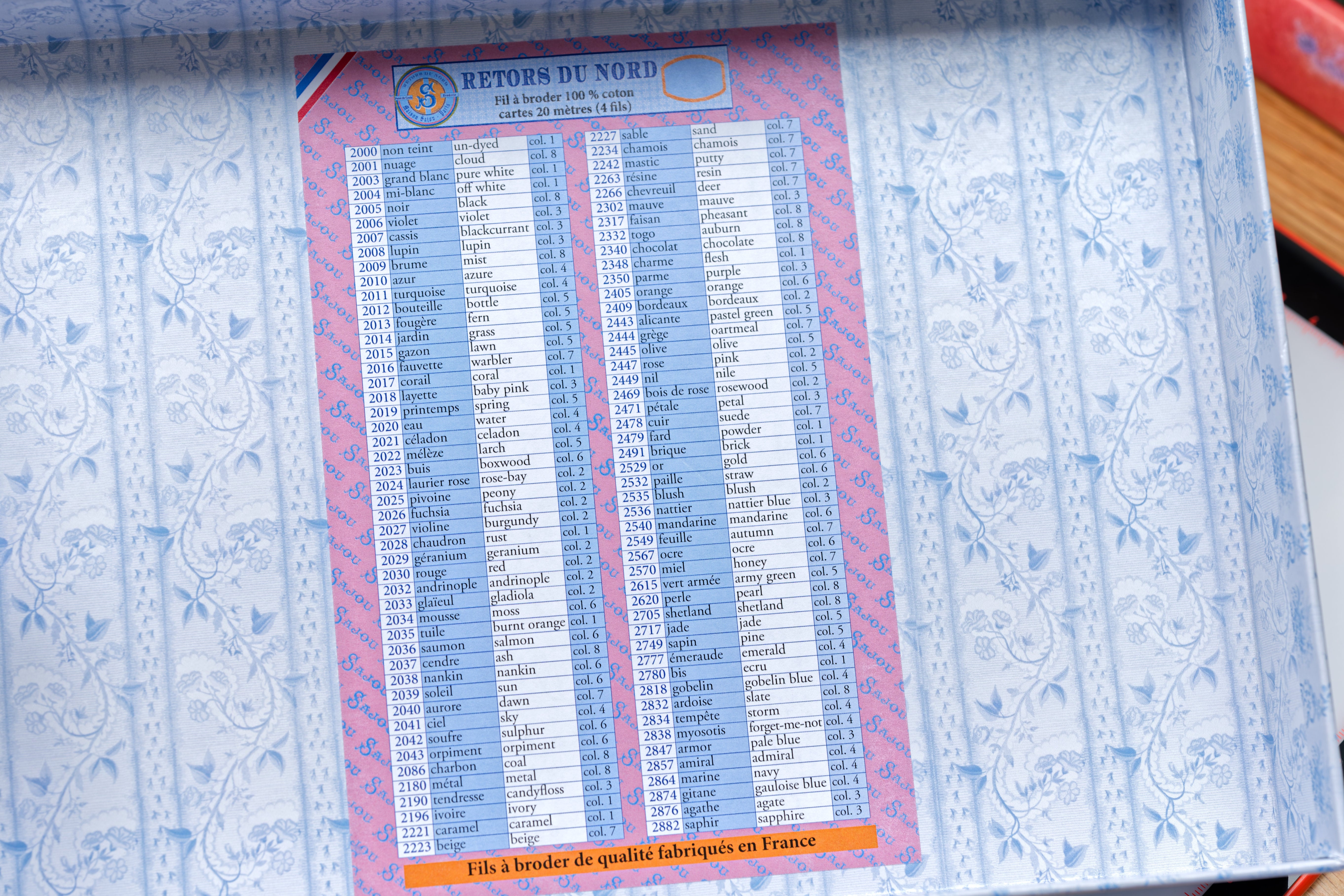 Retors du Nord Embroidery Floss, Giant 96-Color Set