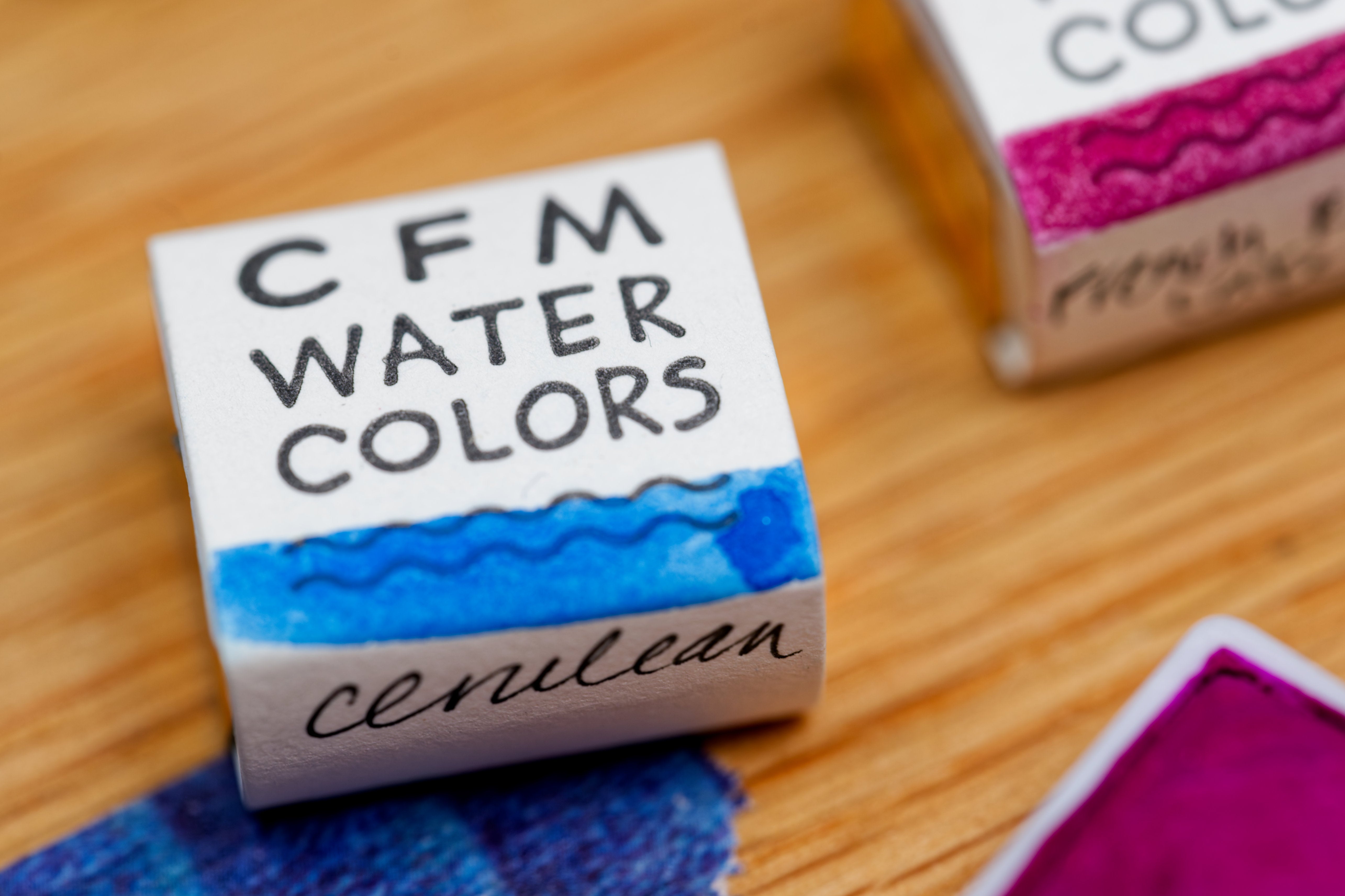CfM Watercolor Half Pan, Cerulean