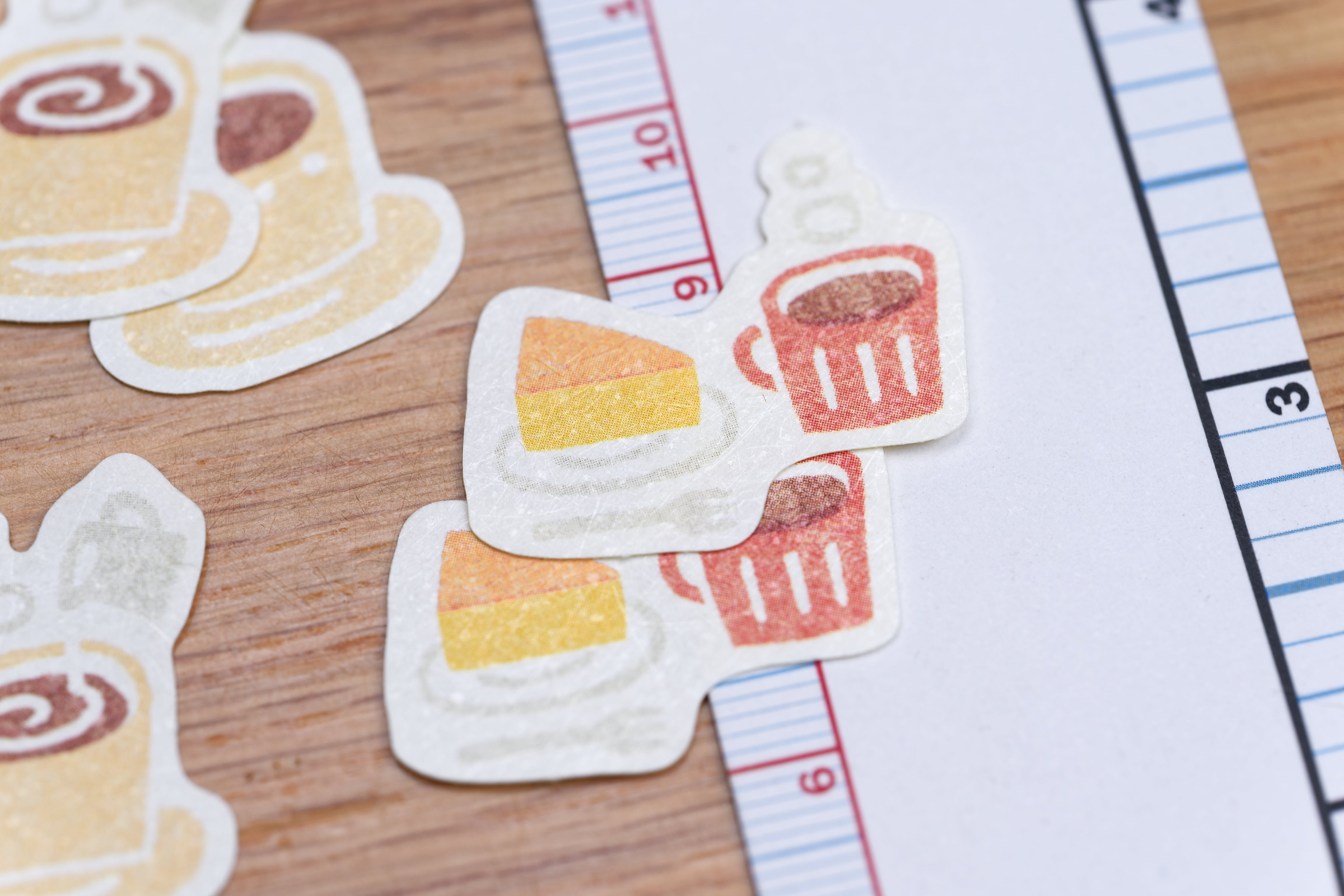 Washi Sticker Set, Coffee Shop