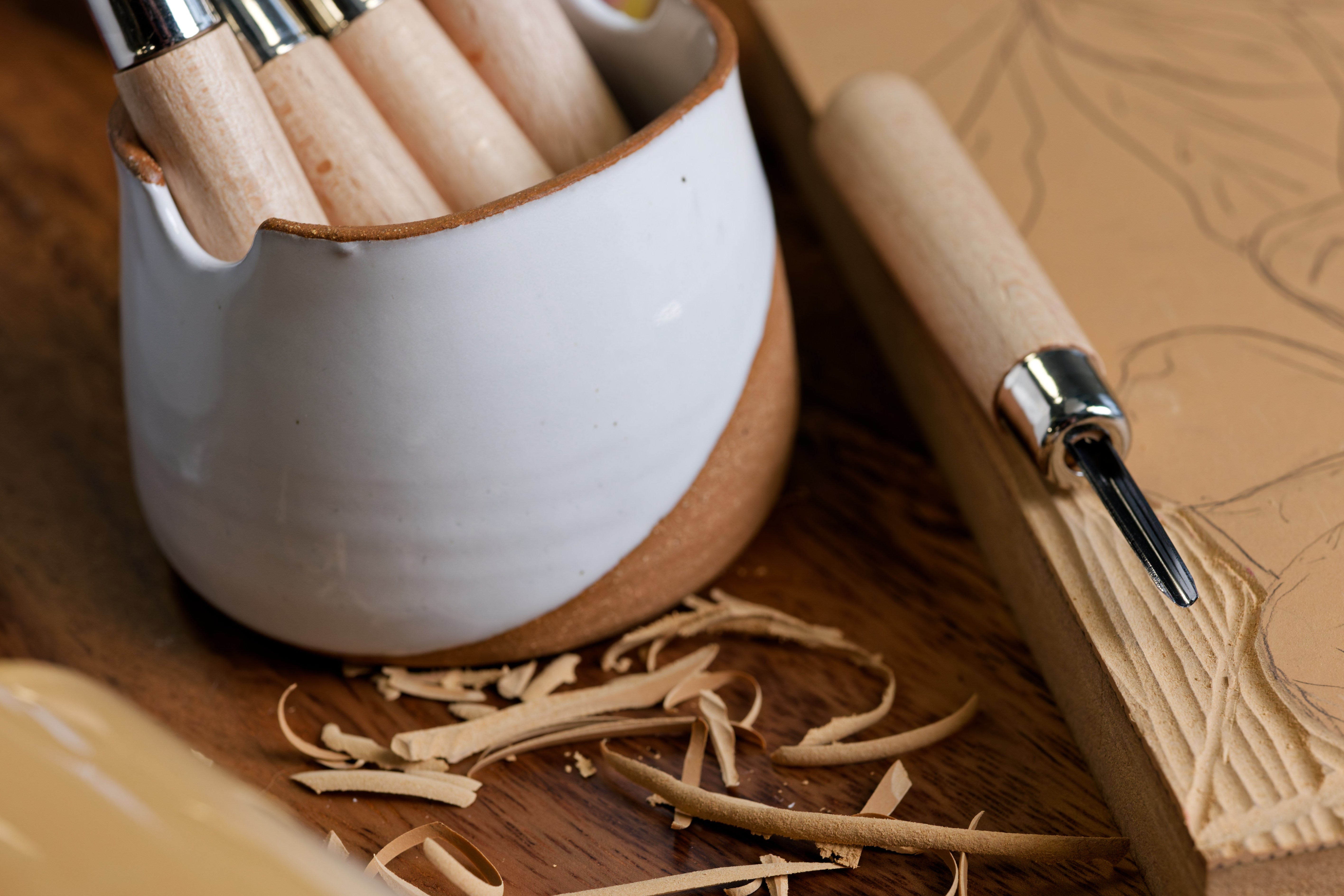 Artisan Linocut Tools, Set of 5