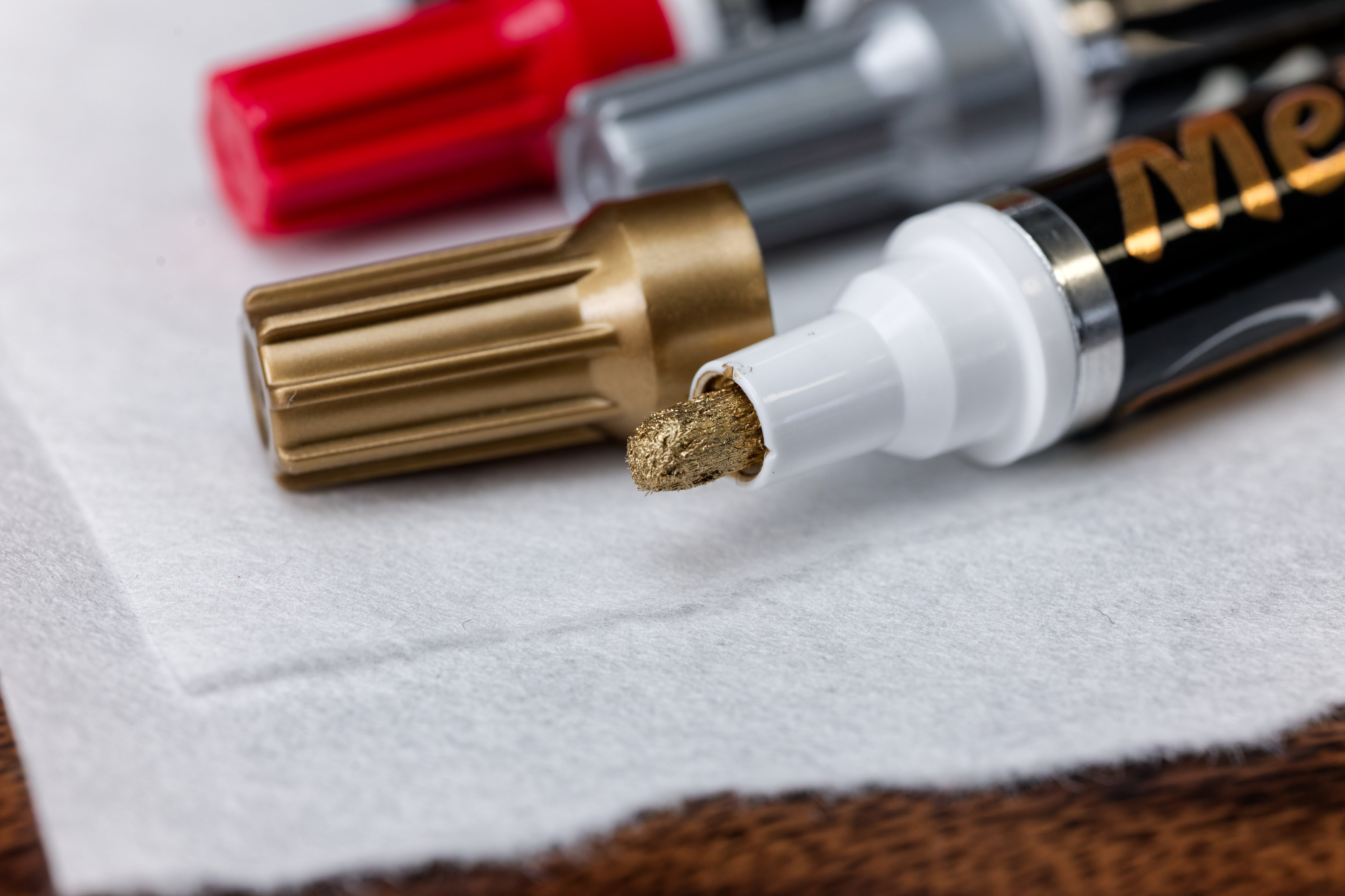 U-Mark Premium Paint Marker, Metallic Rose Gold