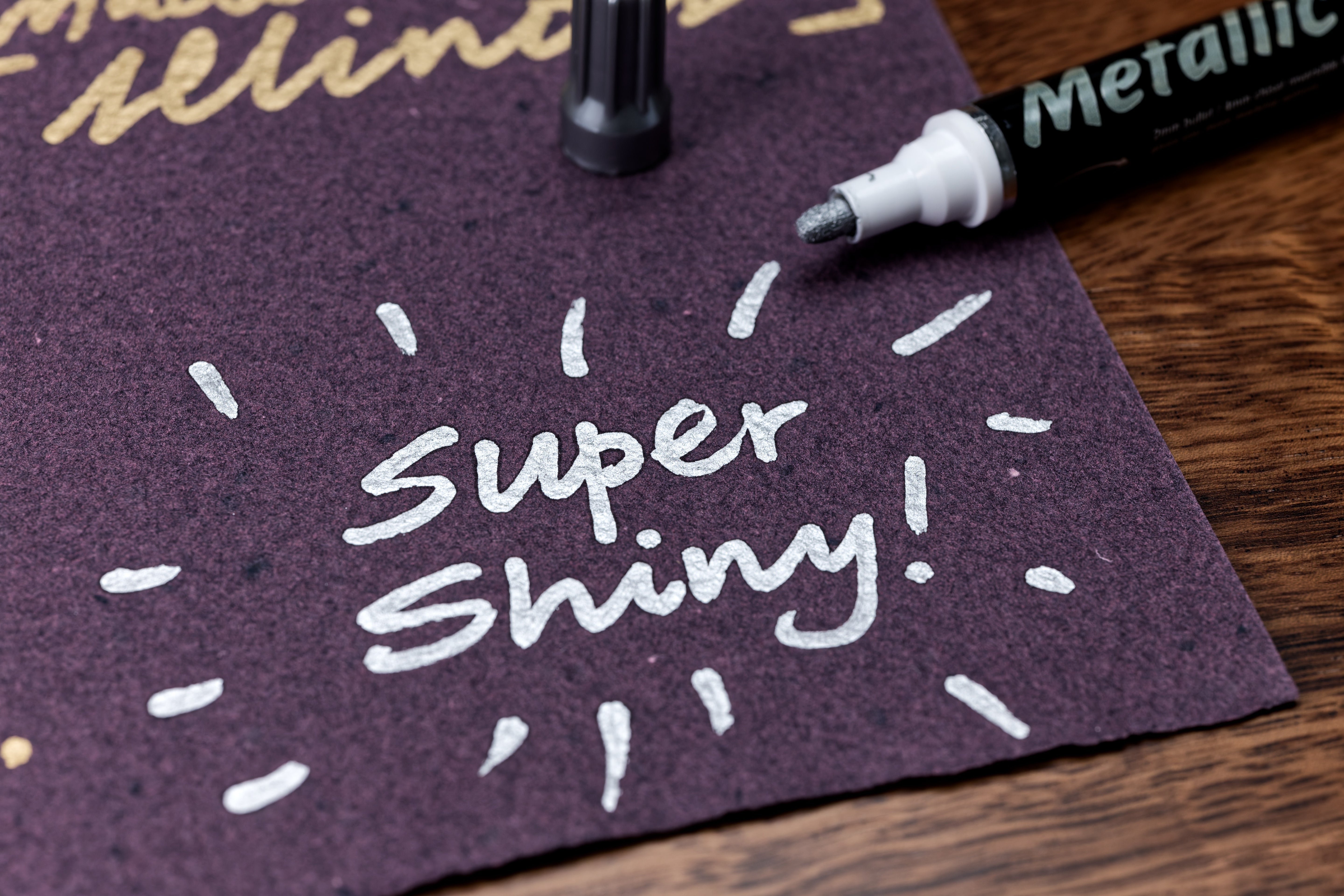 U-Mark Premium Paint Marker, Metallic Silver