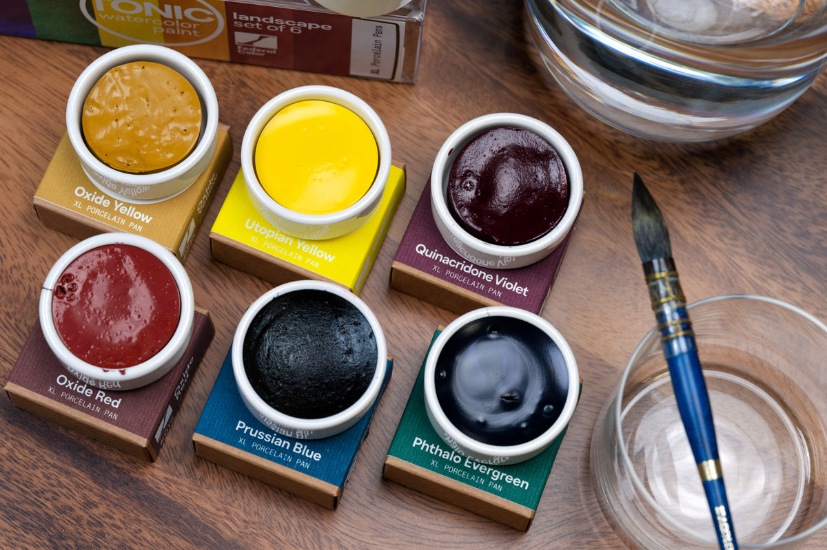 Tonic Watercolor, Landscape Set of 6