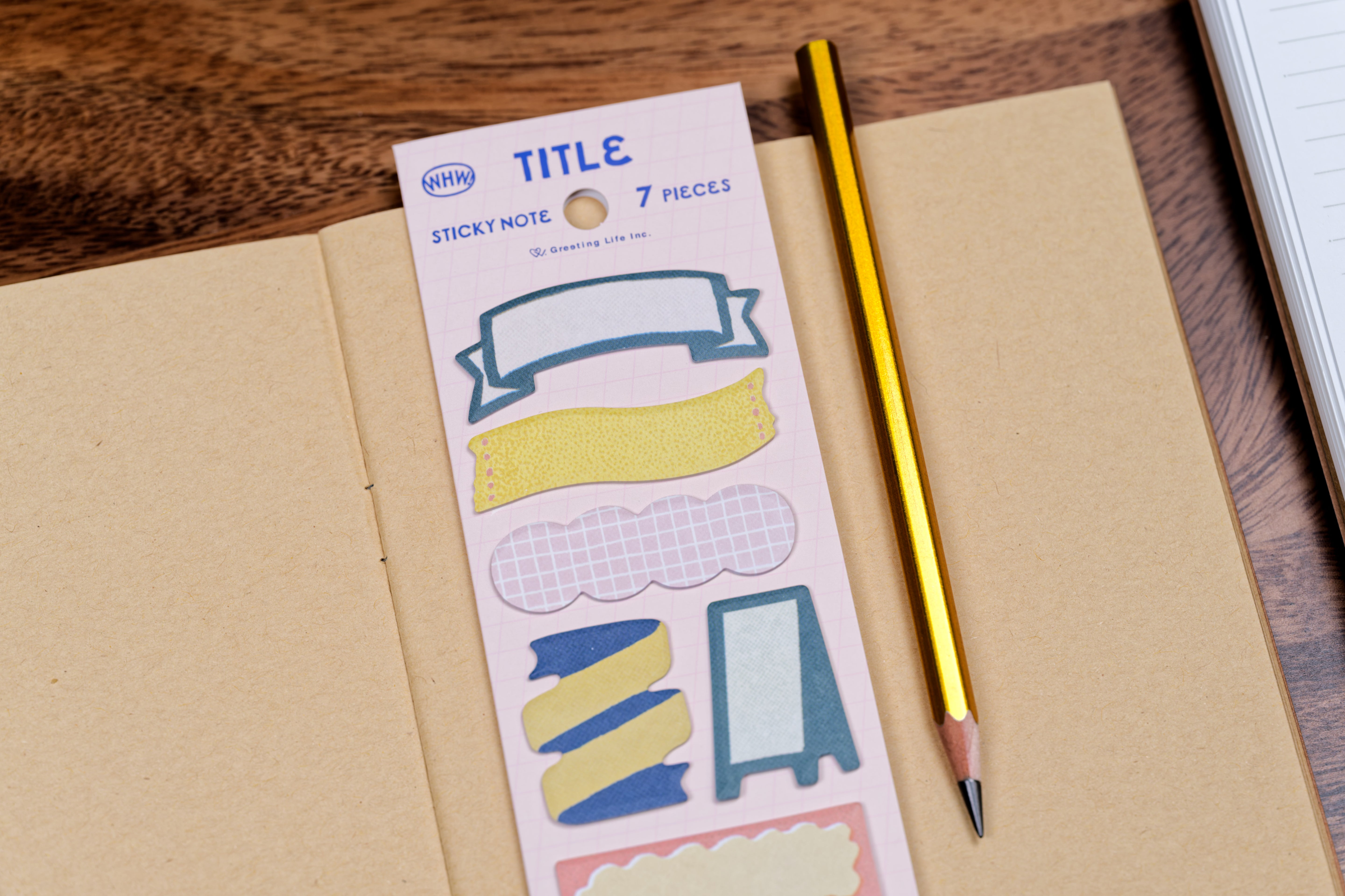Title & Headline Sticky Note Set