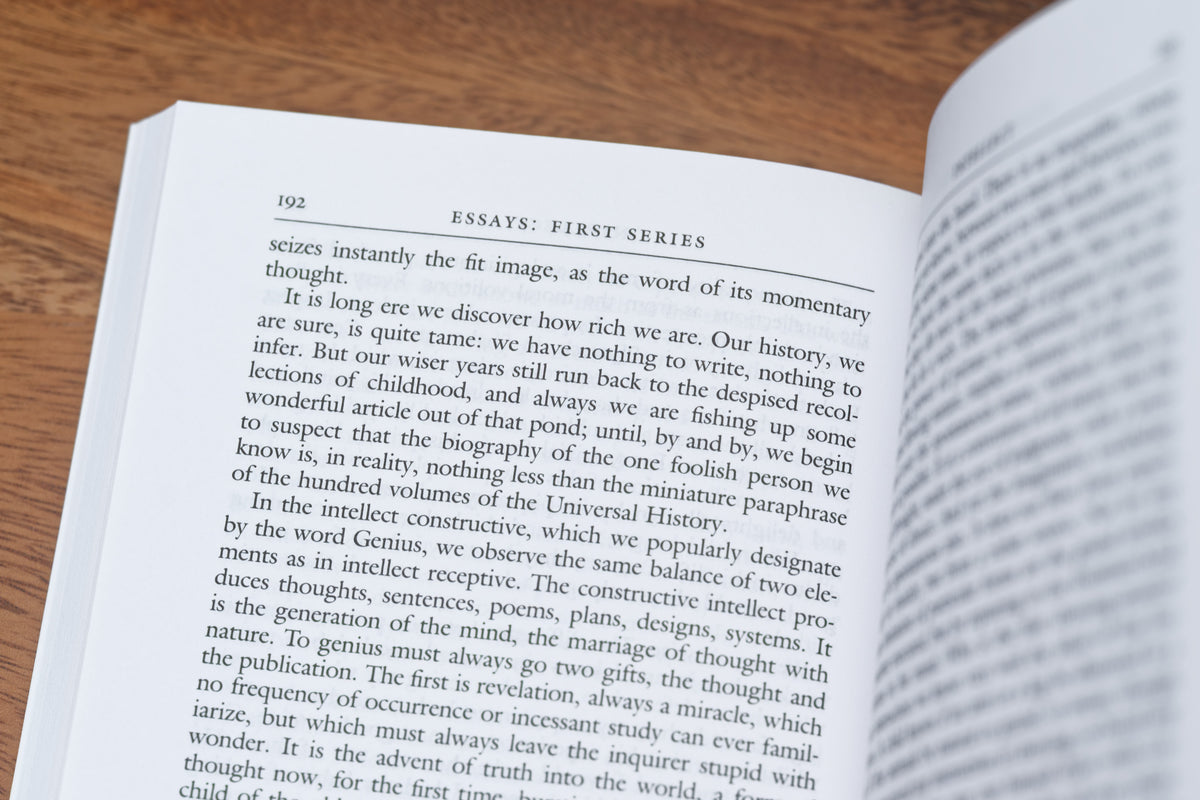 Essays: First and Second Series