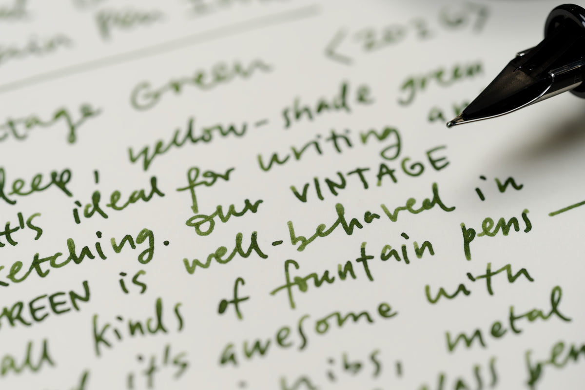 Federal Fountain Pen Ink, 24 mL, Vintage Green