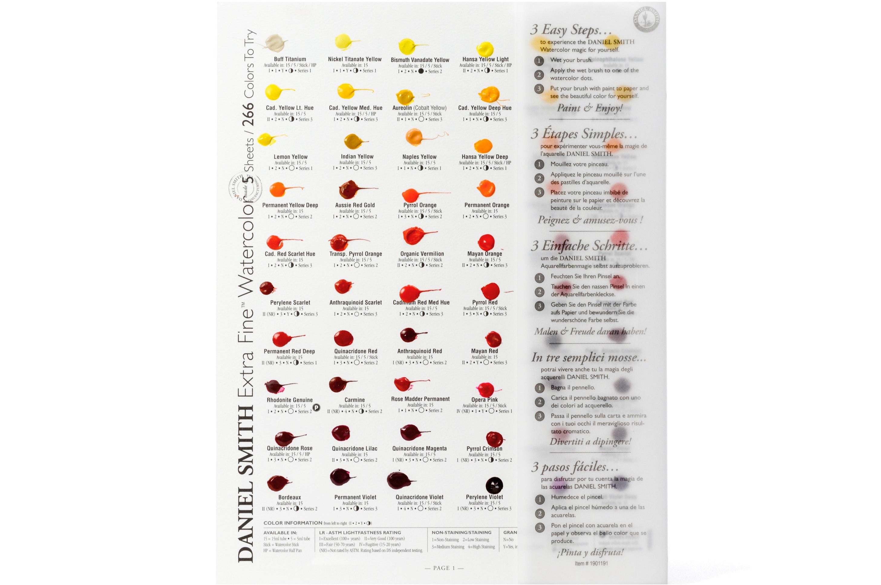 Extra Fine Watercolor Dot Card, 266 Colors + Gouache