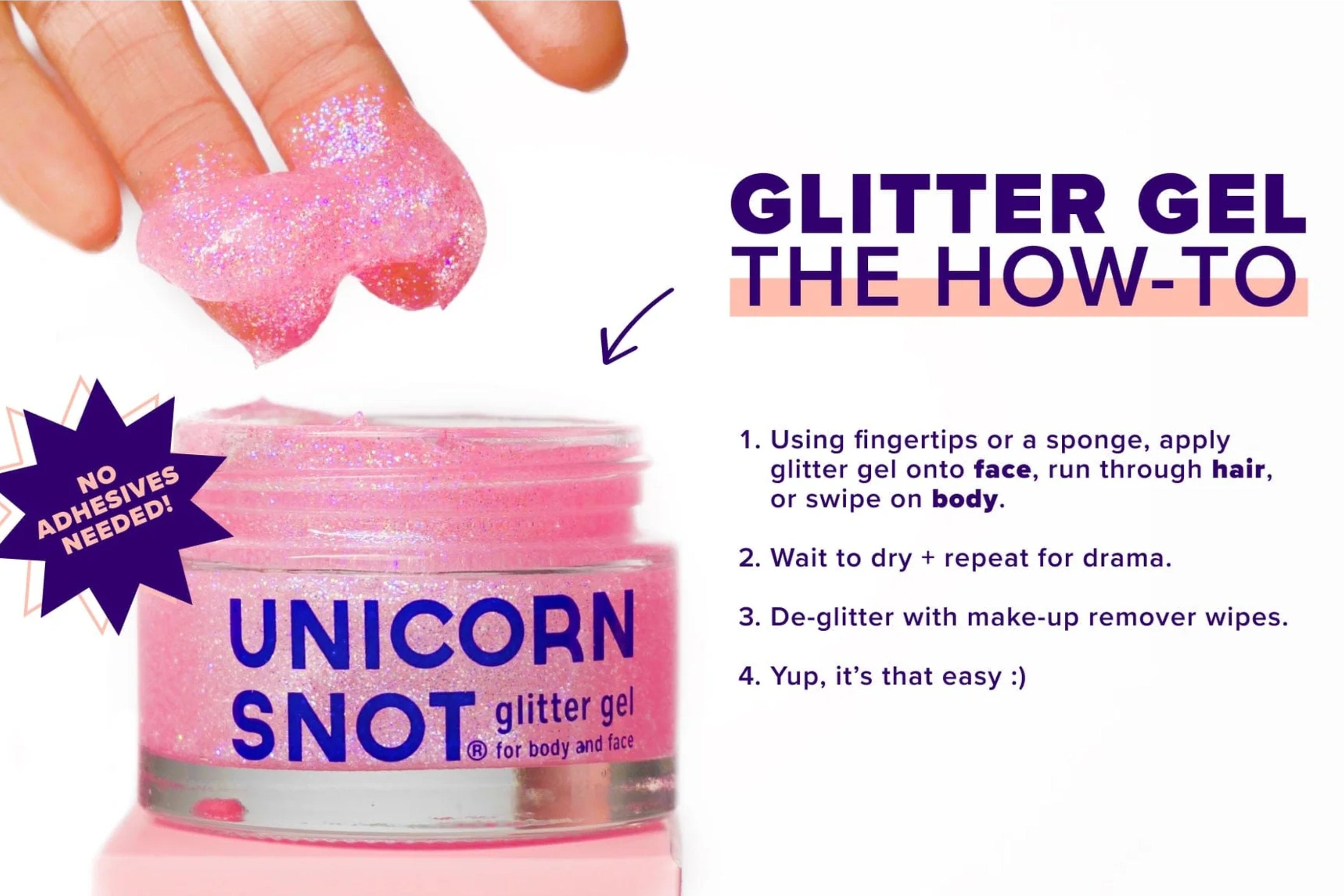 The Original Glitter Gel, Disco Silver