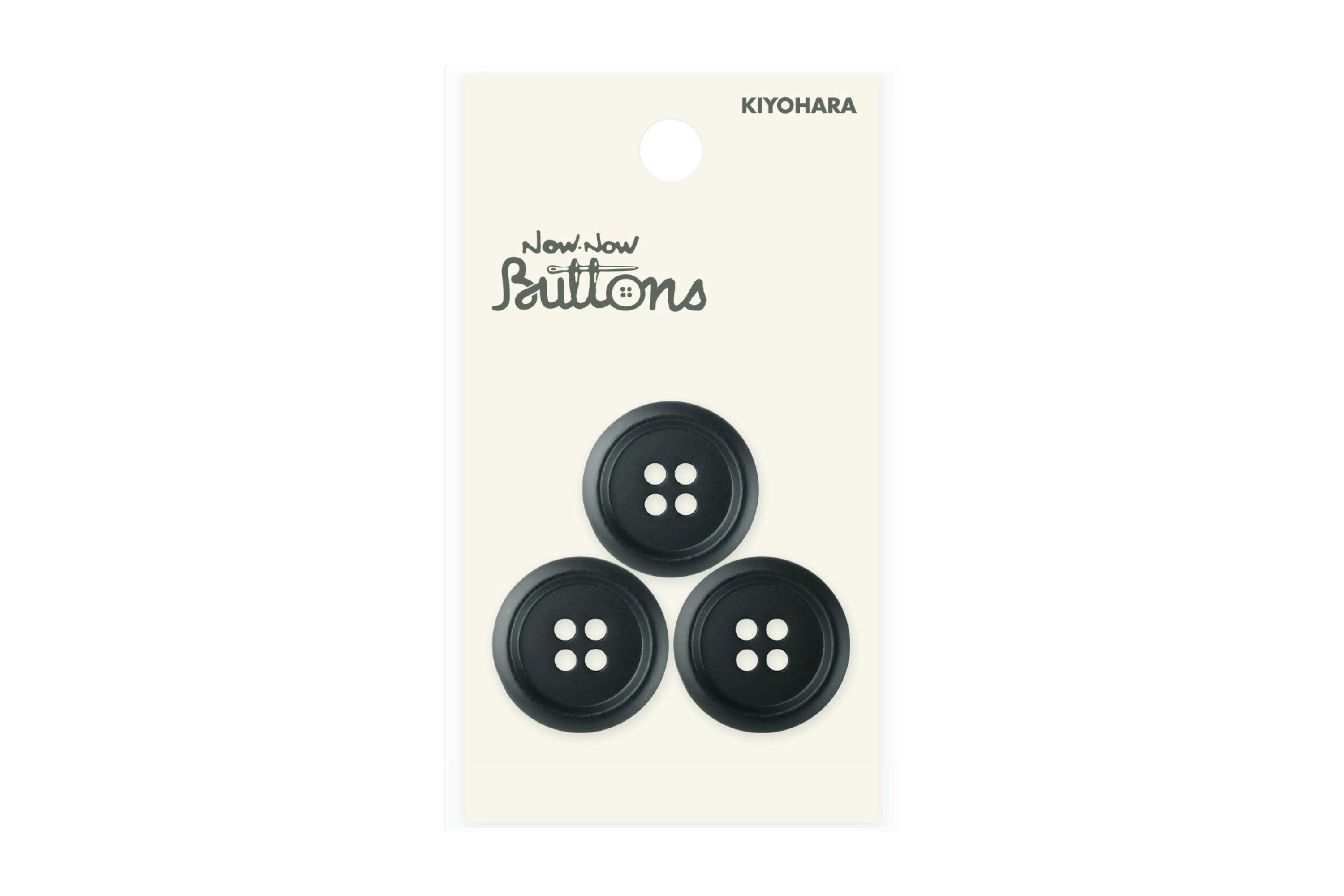 Now Now Buttons, Flat Black