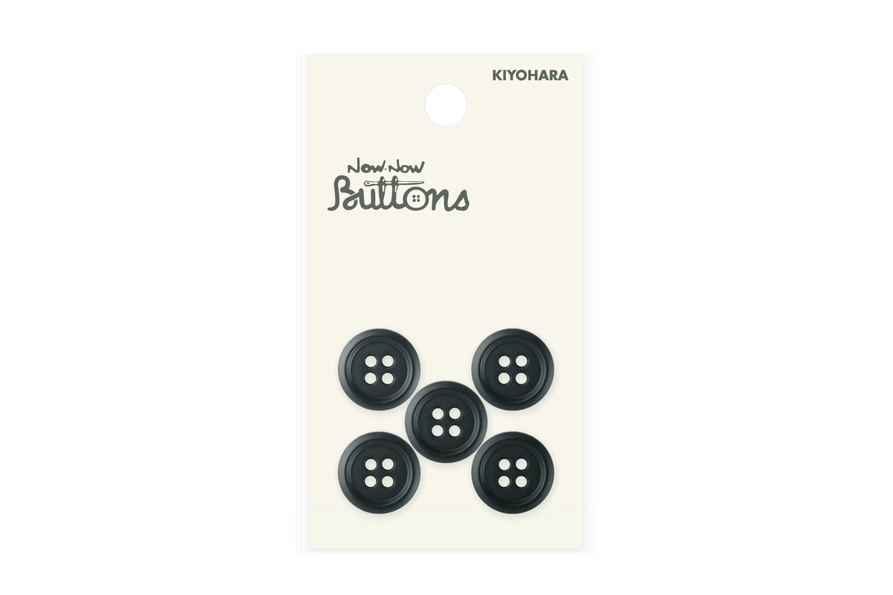 Now Now Buttons, Flat Black