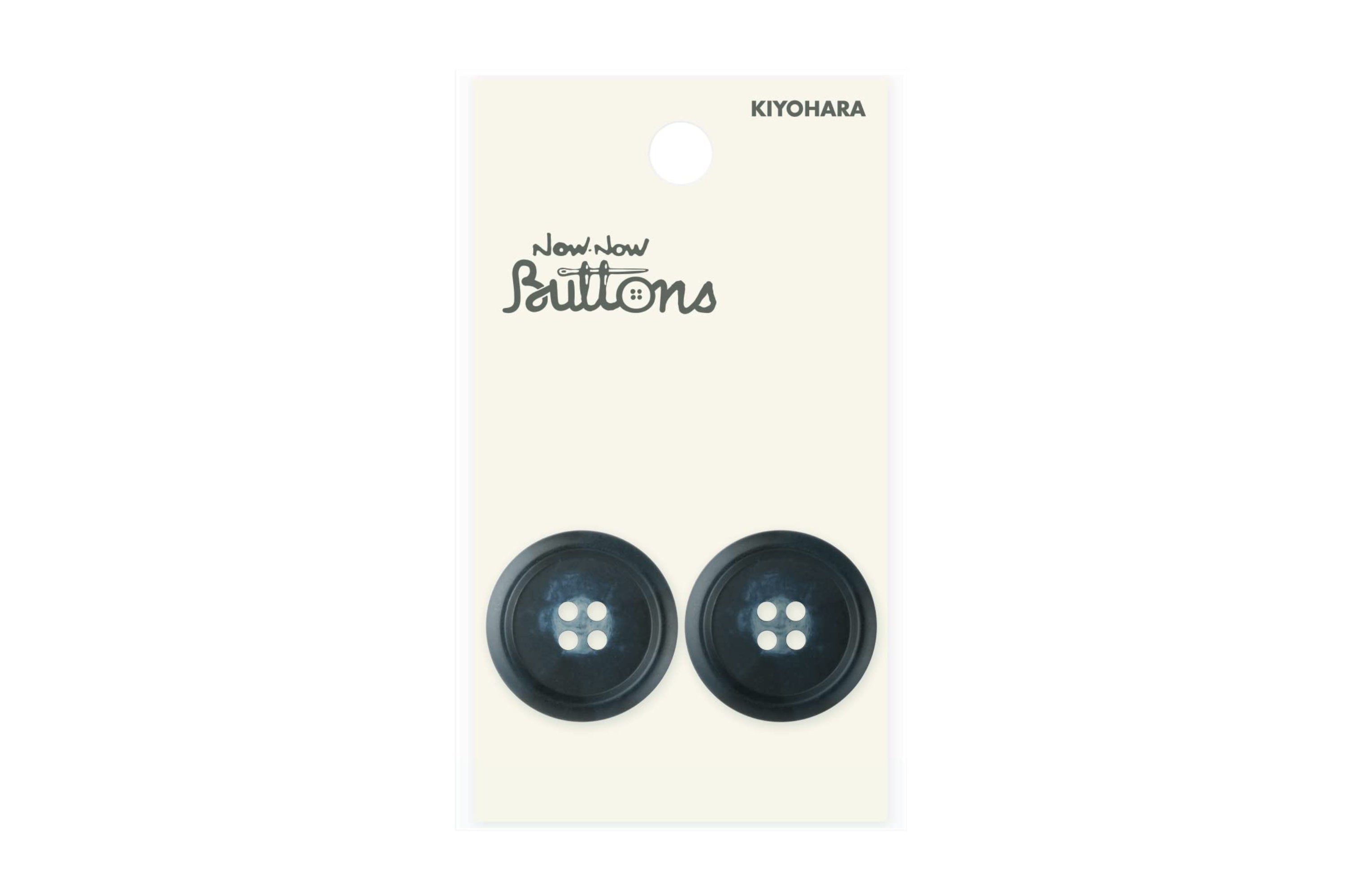 Now Now Buttons, Mottled Navy