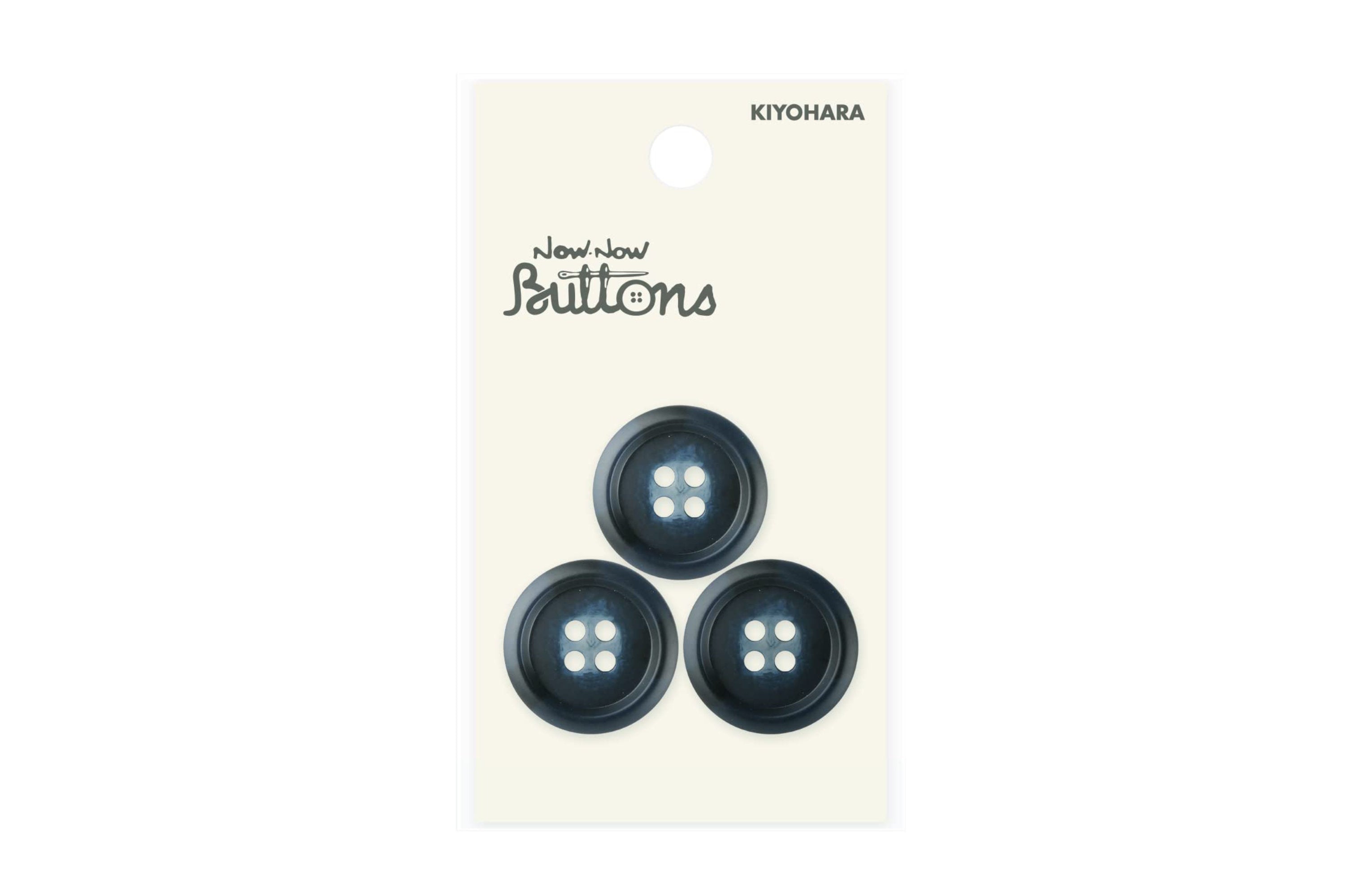 Now Now Buttons, Mottled Navy