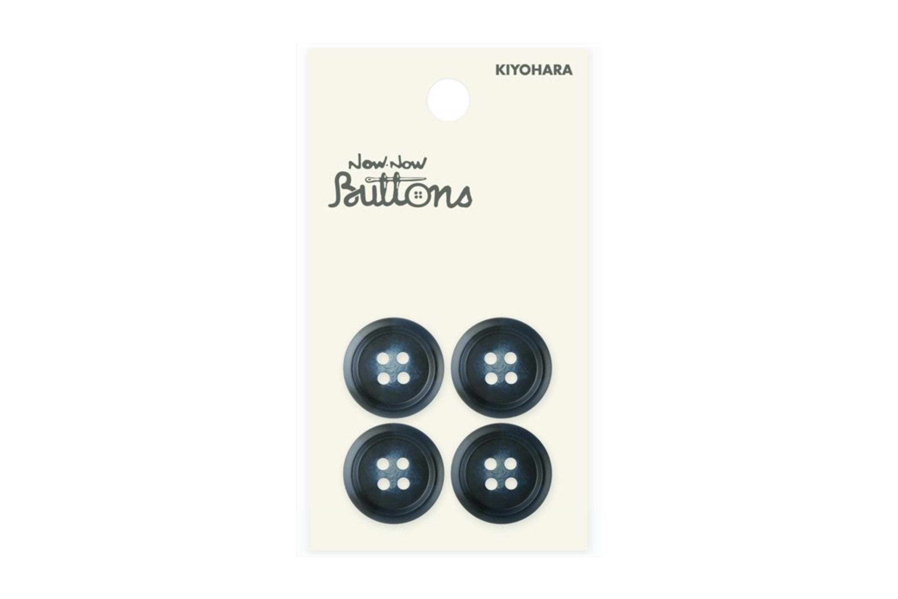 Now Now Buttons, Mottled Navy