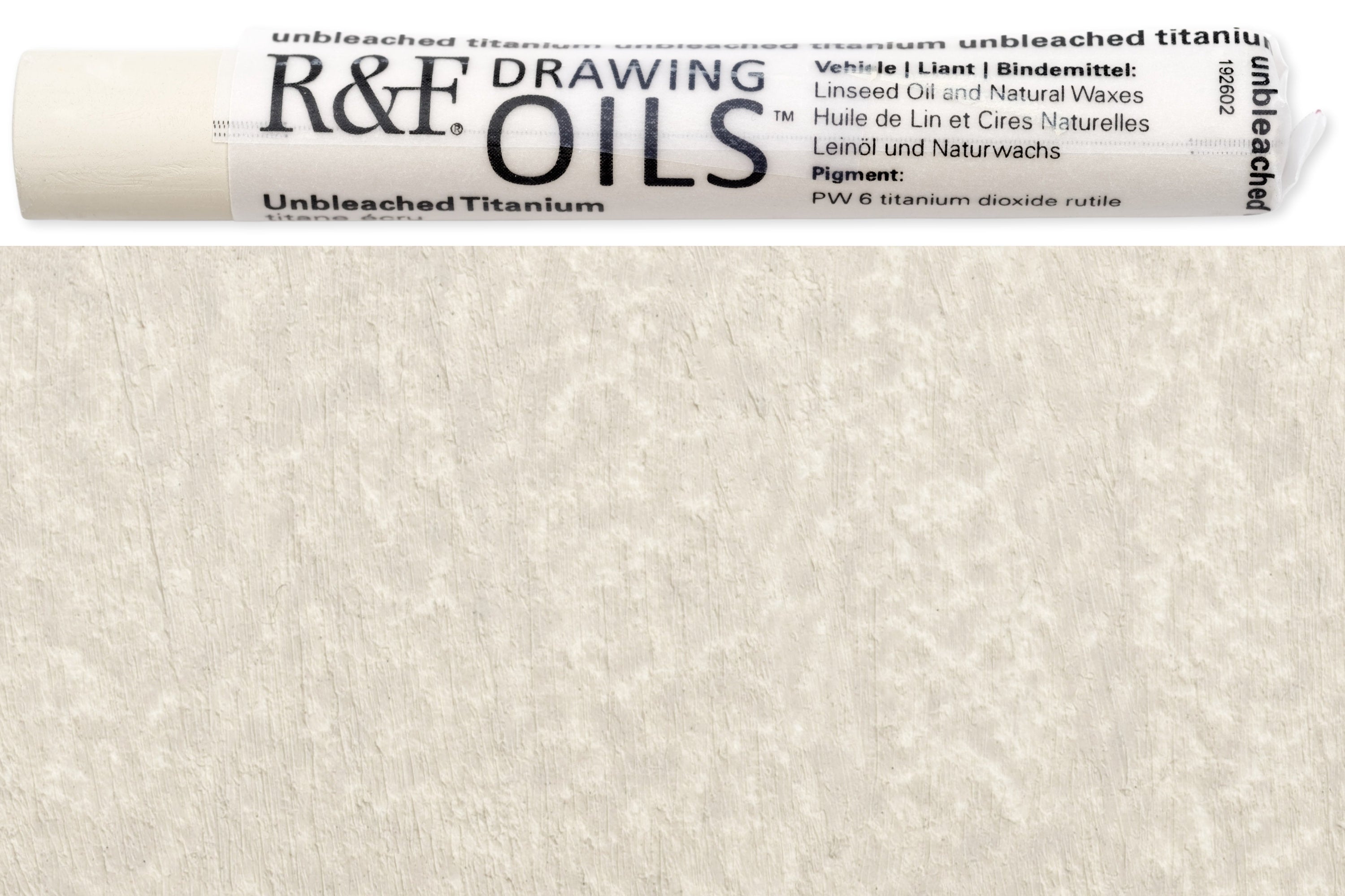 R&F Drawing Oils #3136, Unbleached Titanium