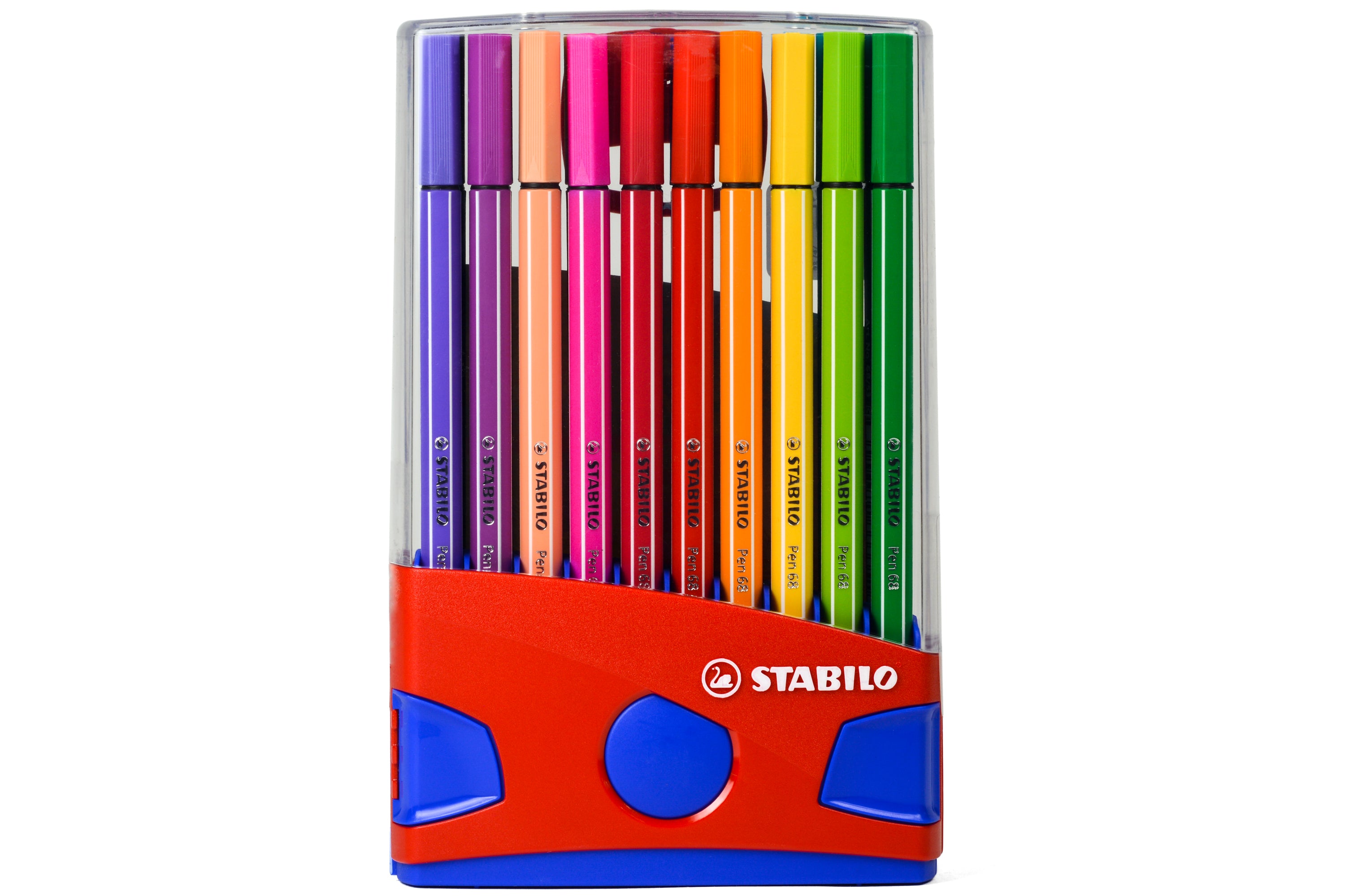 STABILO Point 88 Fineliners + Pen 68 Felt Tip Pens – Set of 16 Assorted  Pastel Colours