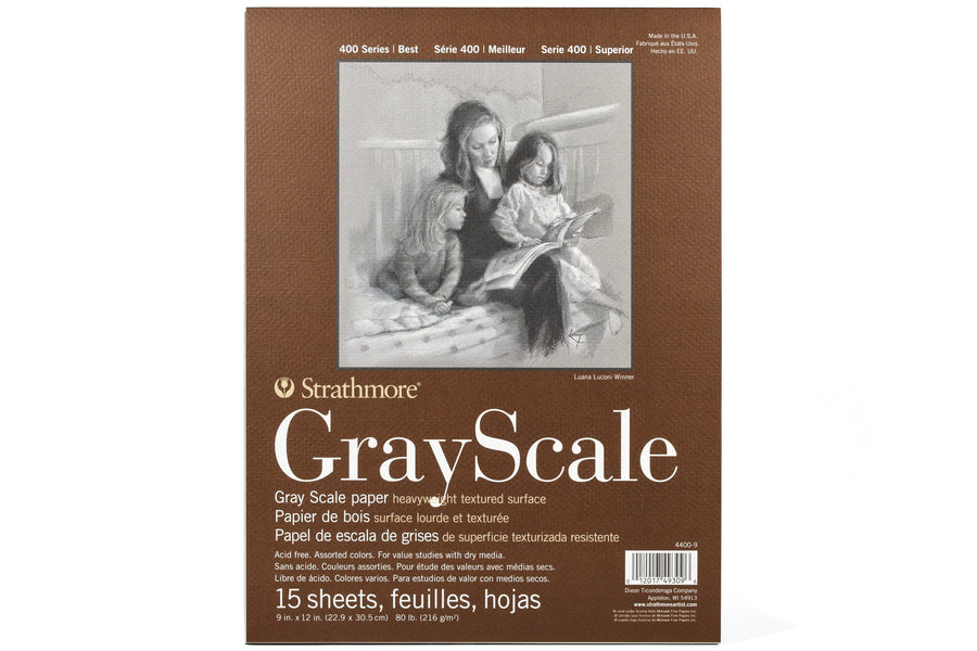 Strathmore Gray Scale Paper Pad, 400 Series