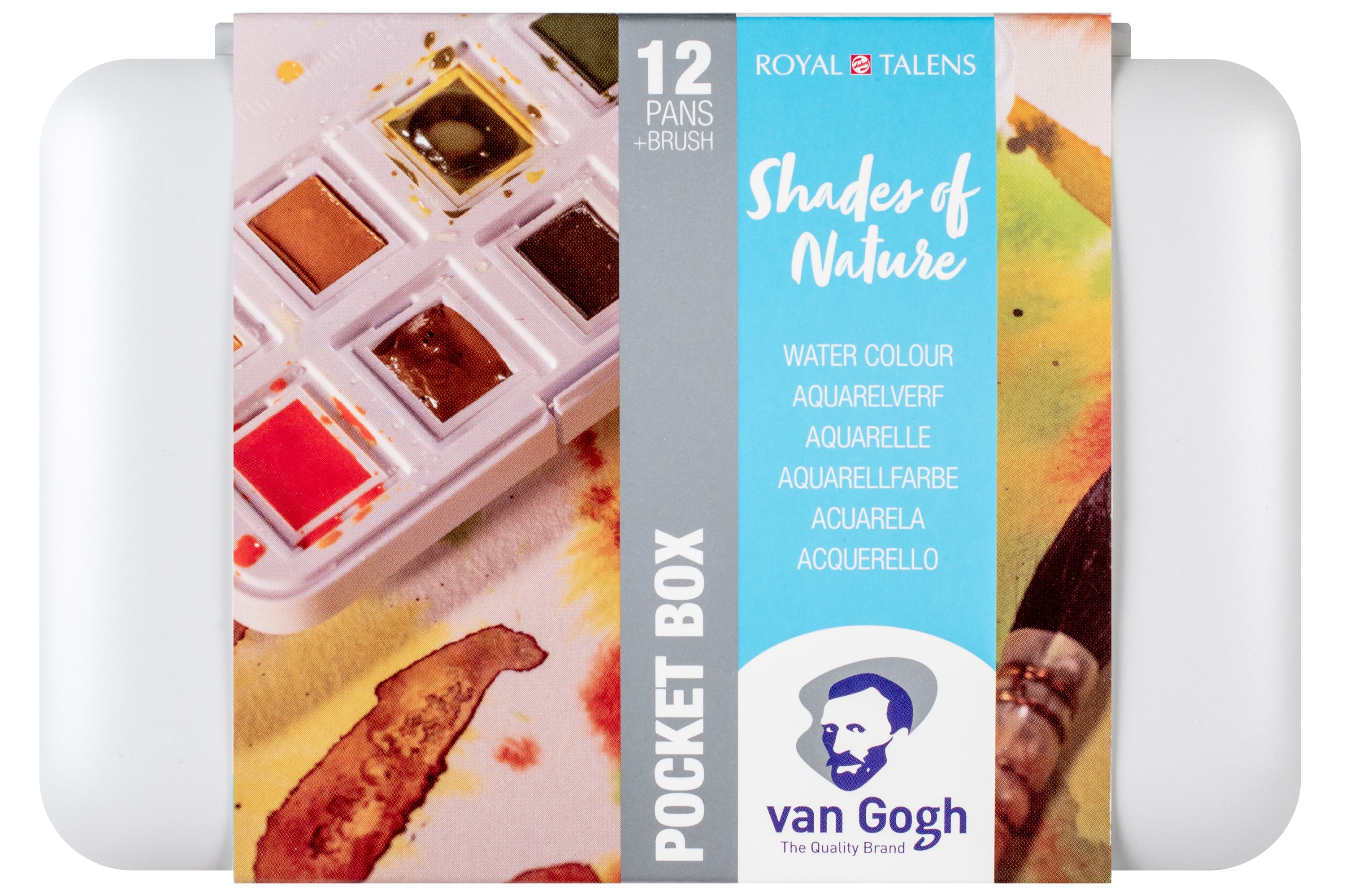 Van Gogh Watercolor, Shades of Nature Set of 12