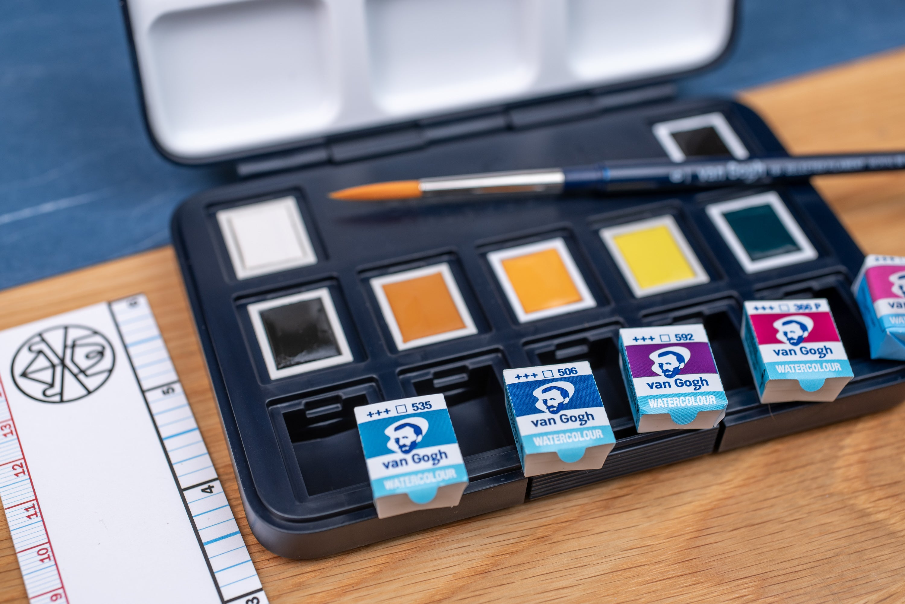 Van Gogh Watercolor Half Pan, #106 Opaque White