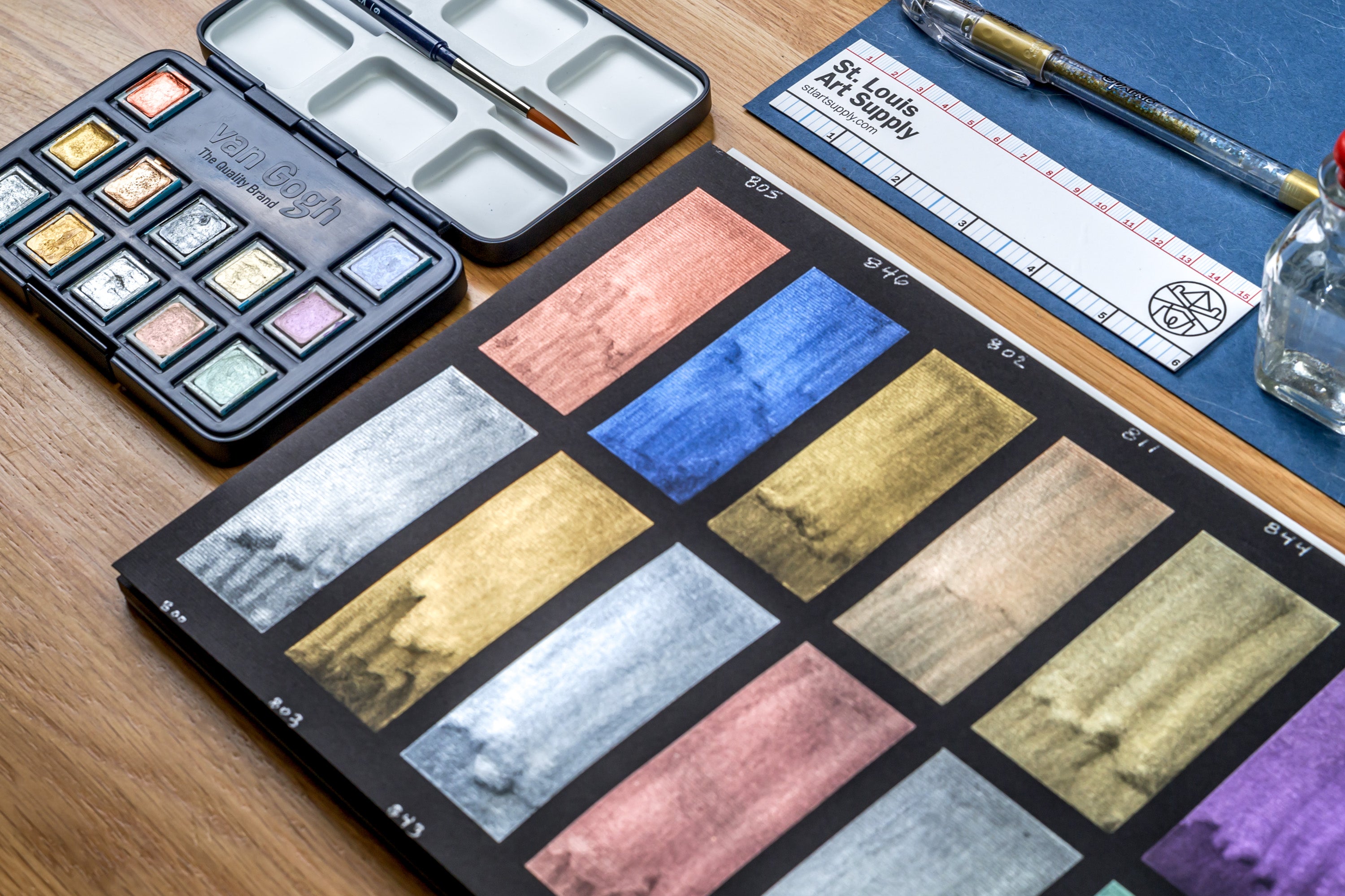 Black Watercolor Paper Pad, A4